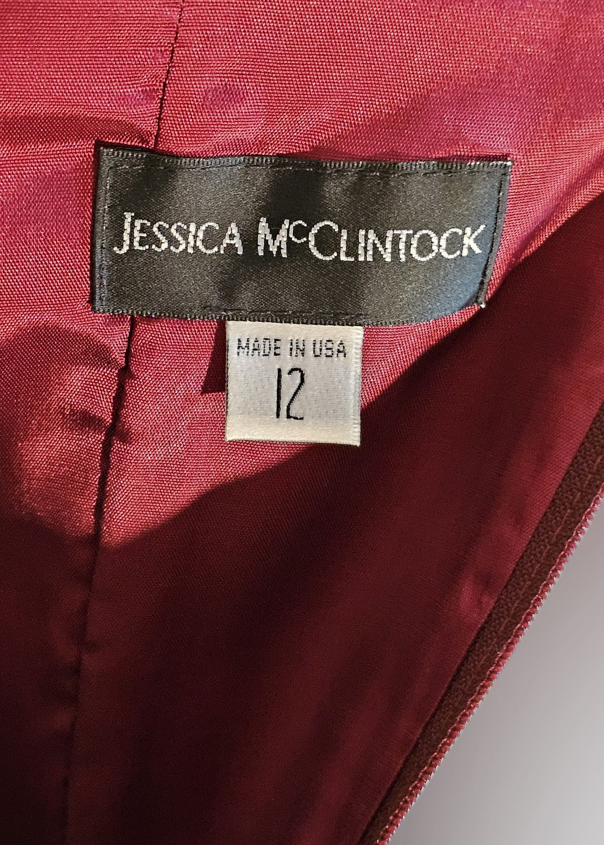 Jessica McClintock Size 12 Prom Red Cocktail Dress on Queenly