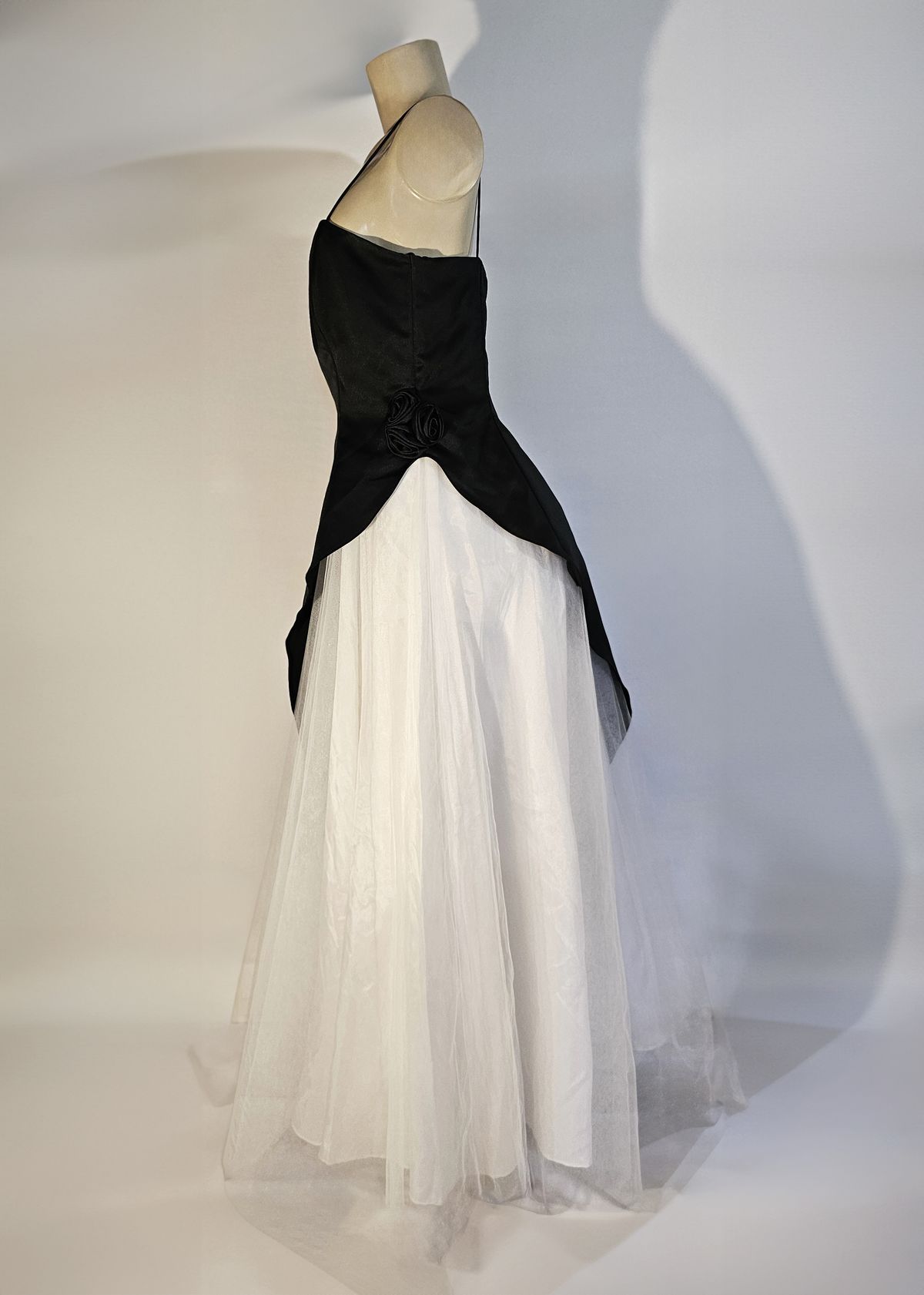 Betsy and Adam Size 12 Prom Black Ball Gown on Queenly