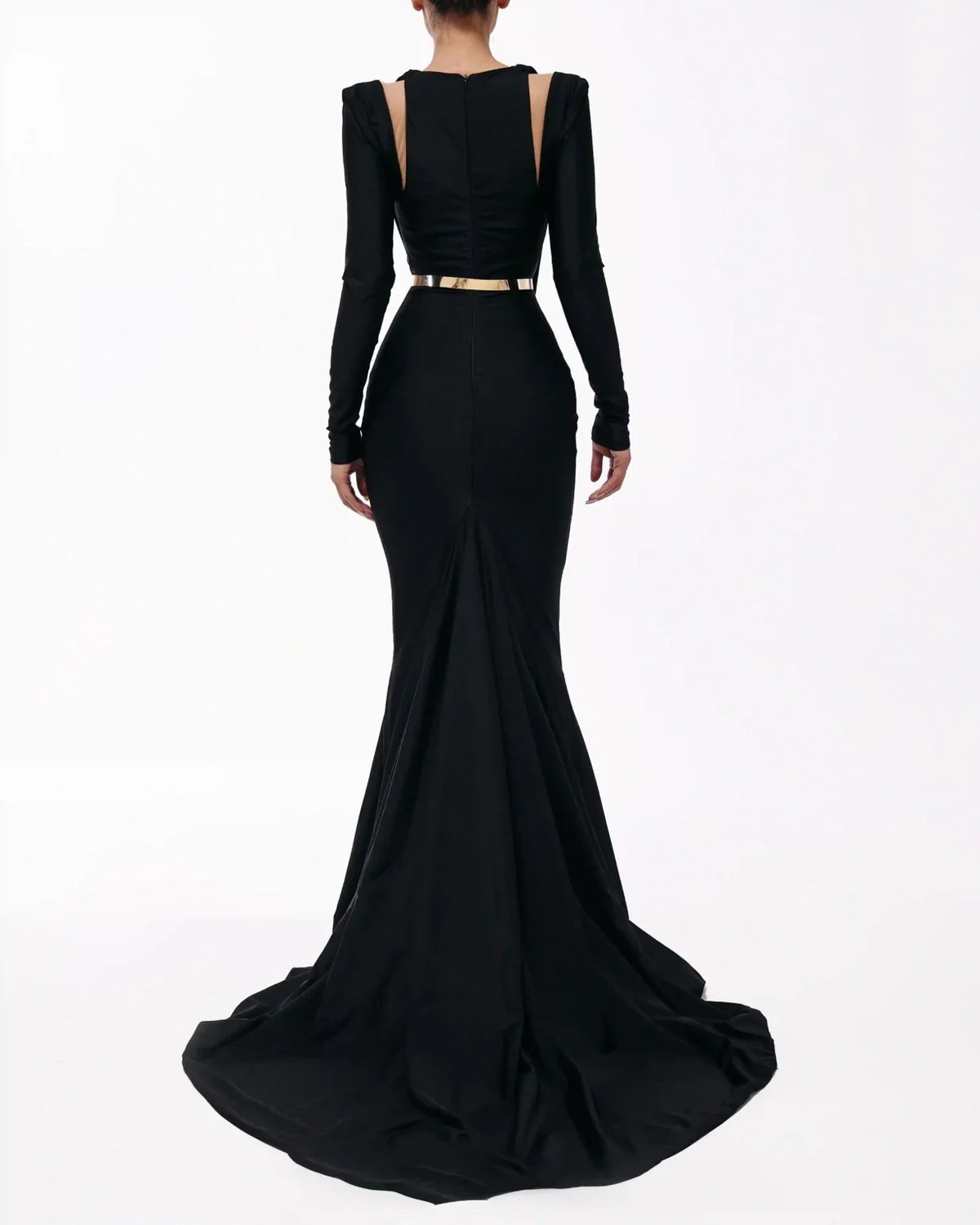 Style euphoria-24-2 Valdrin Sahiti Size XS Pageant Black Mermaid Dress on Queenly