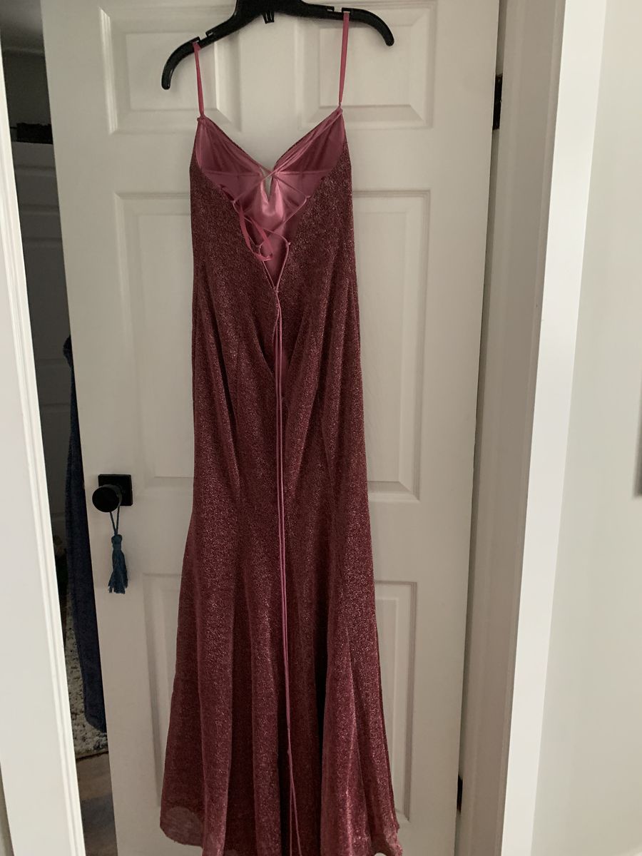 Size 6 Prom Pink Floor Length Maxi on Queenly