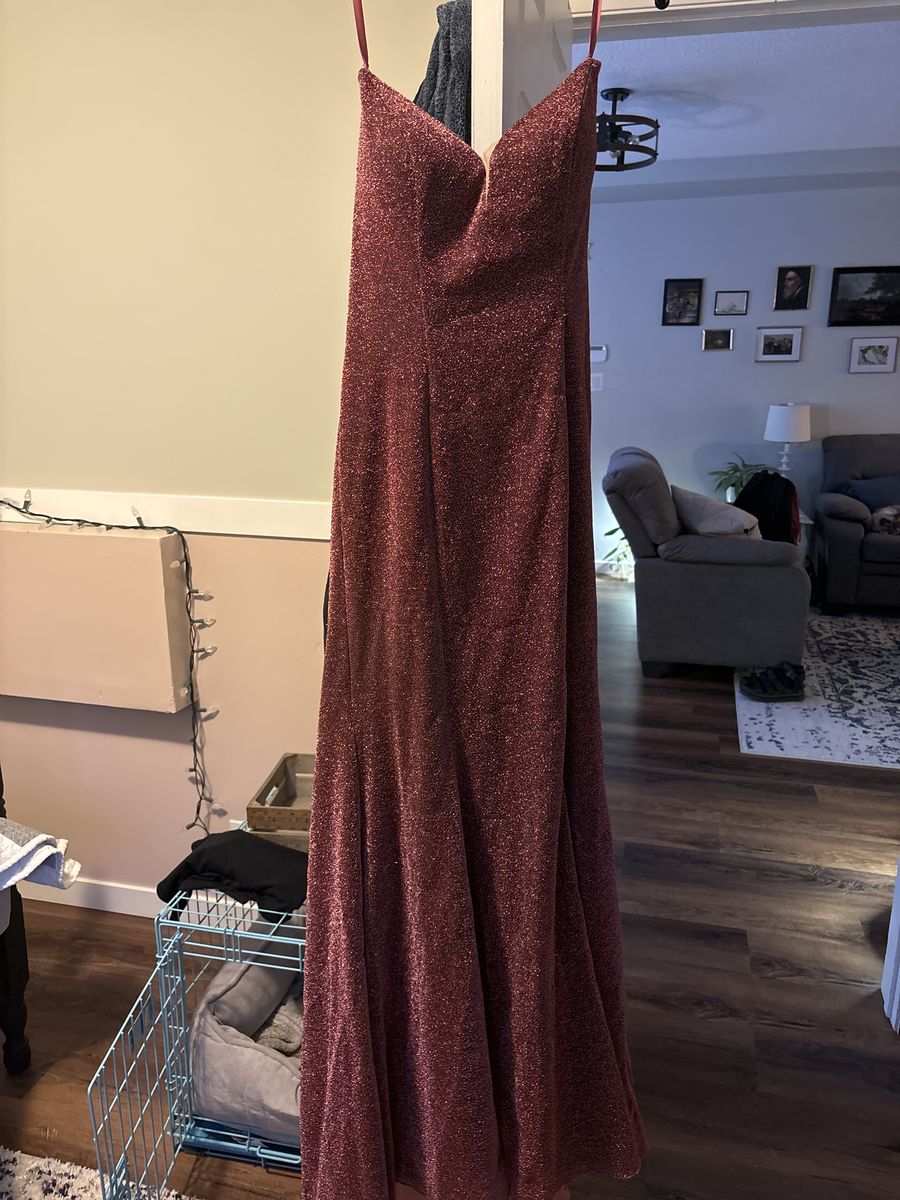 Size 6 Prom Pink Floor Length Maxi on Queenly
