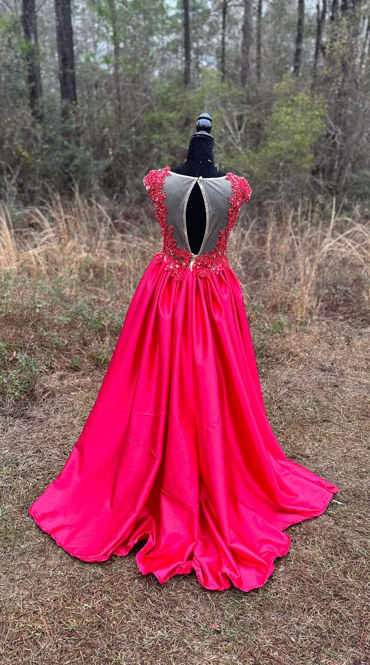Size 6 Pageant Red Ball Gown on Queenly