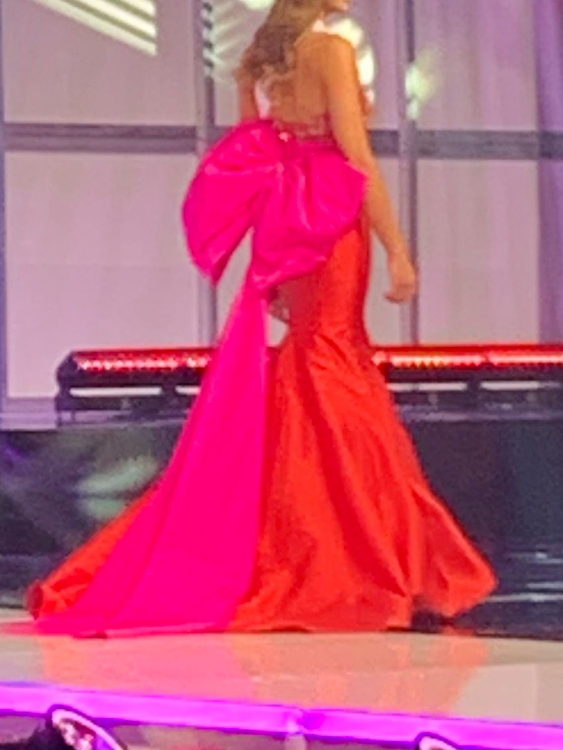 Sherri Hill Size 0 Pageant Strapless Hot Pink Mermaid Dress on Queenly