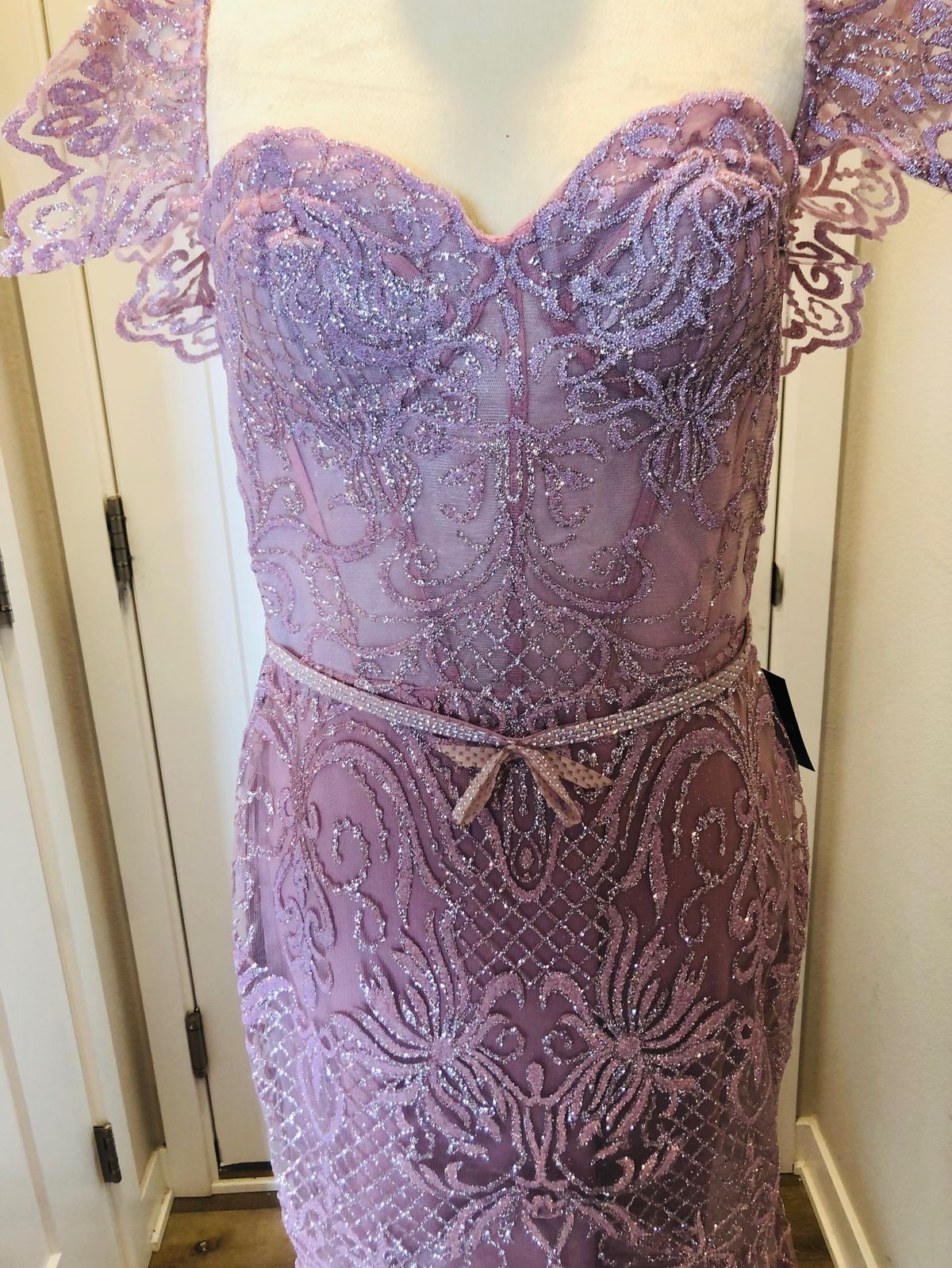 Andrea & Leo Couture Size 12 Strapless Pink Mermaid Dress on Queenly