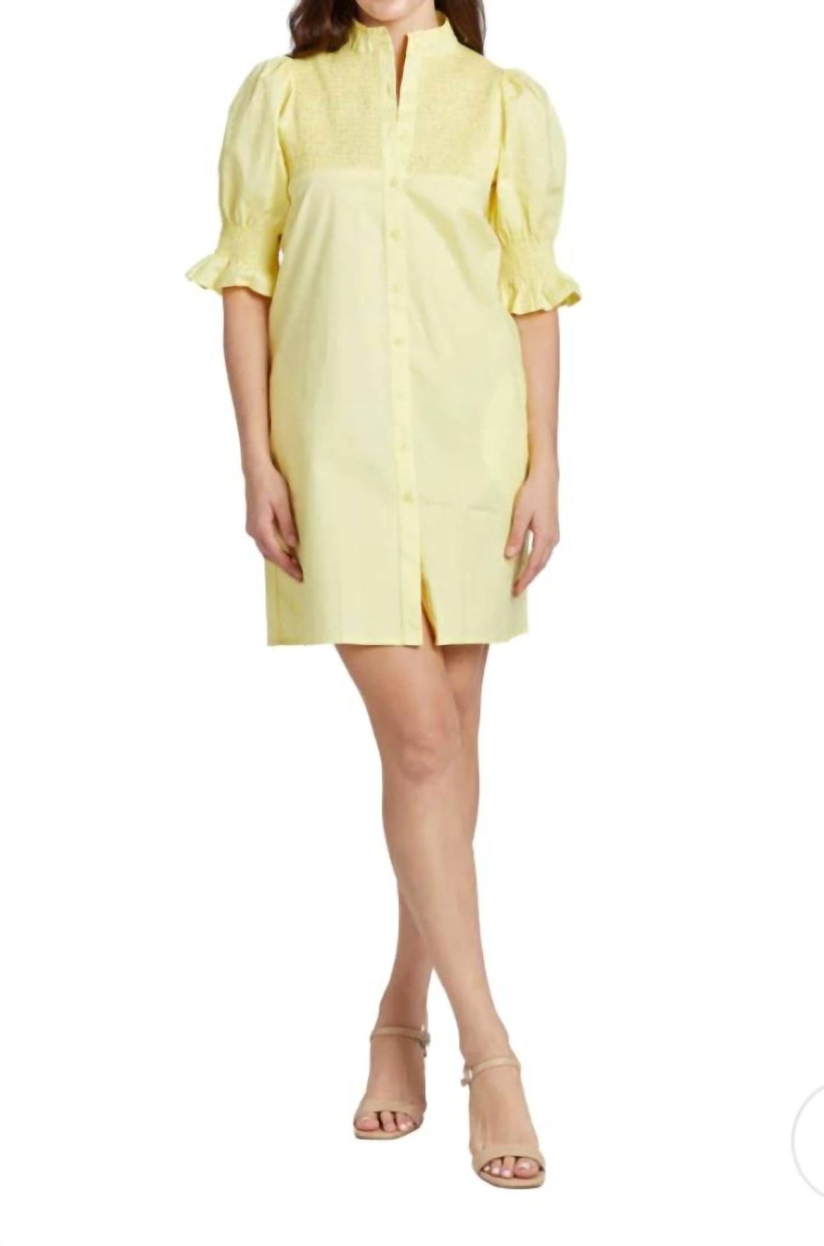 Style 1-1430688484-3775 TAYLOR TILLMAN Size XL High Neck Yellow Cocktail Dress on Queenly