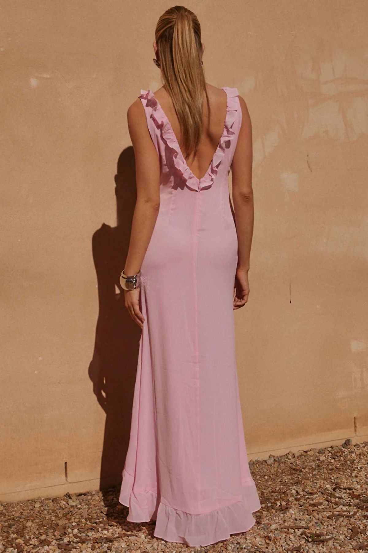 Style 1-1575296632-3894 Runaway the Label Size XS Pink Side Slit Dress on Queenly