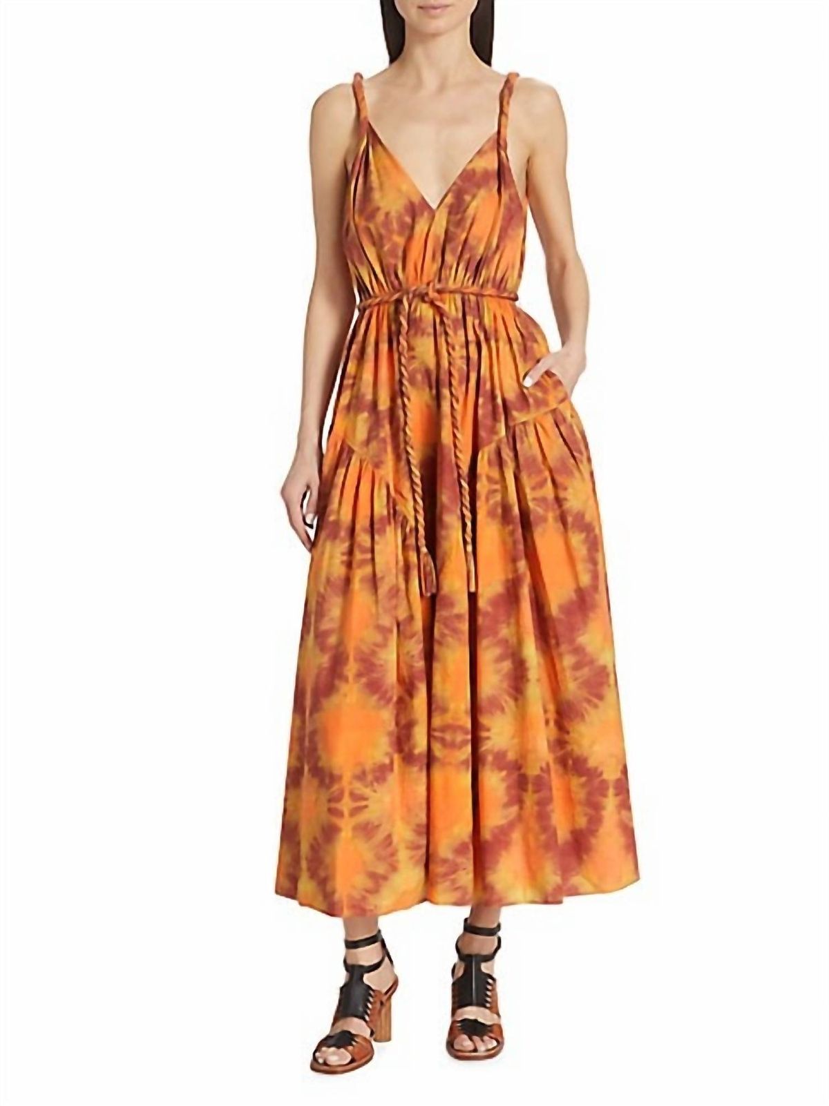 Style 1-3656134748-6 Ulla Johnson Size 0 Orange Cocktail Dress on Queenly