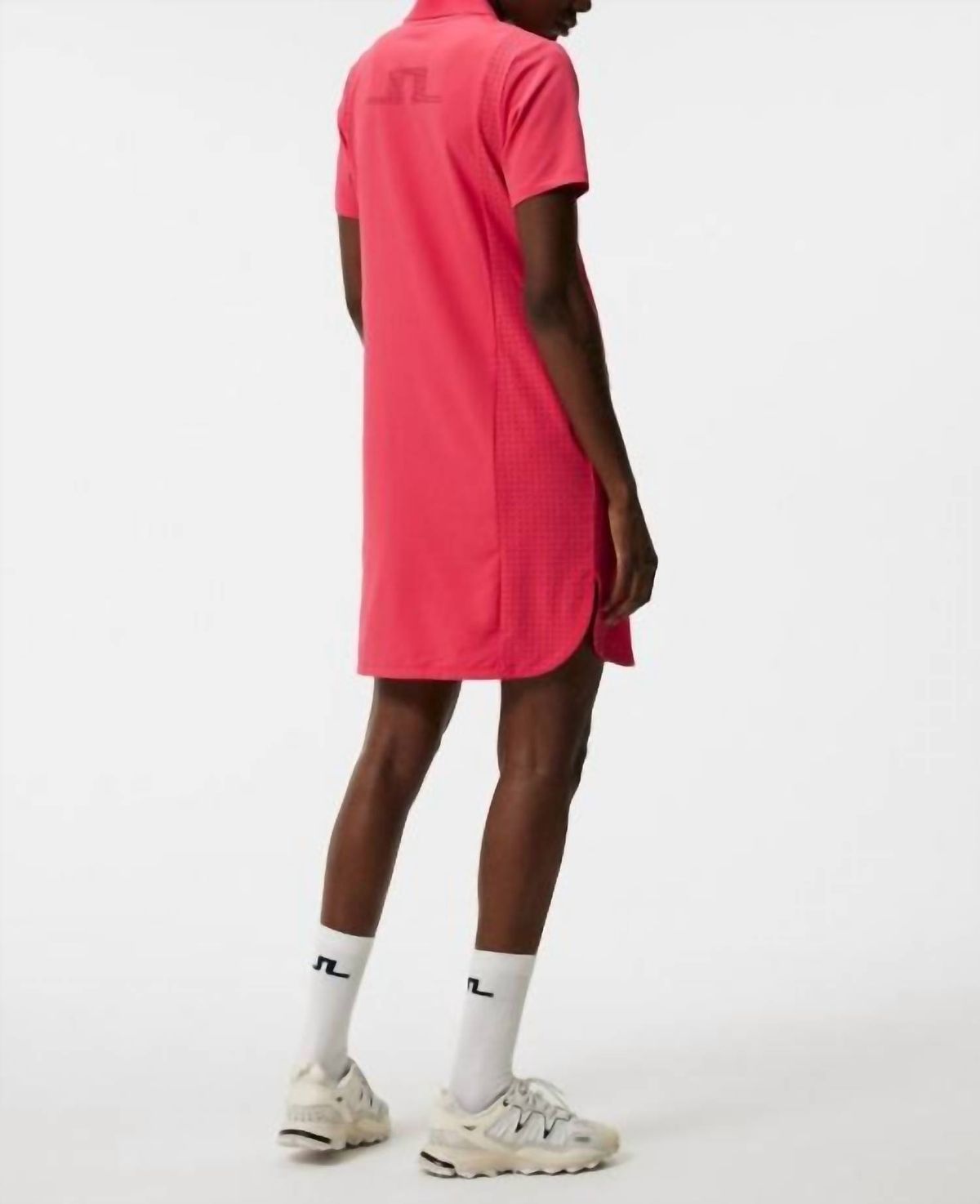 Style 1-3881303950-3236 J.LINDEBERG Size S High Neck Pink Cocktail Dress on Queenly