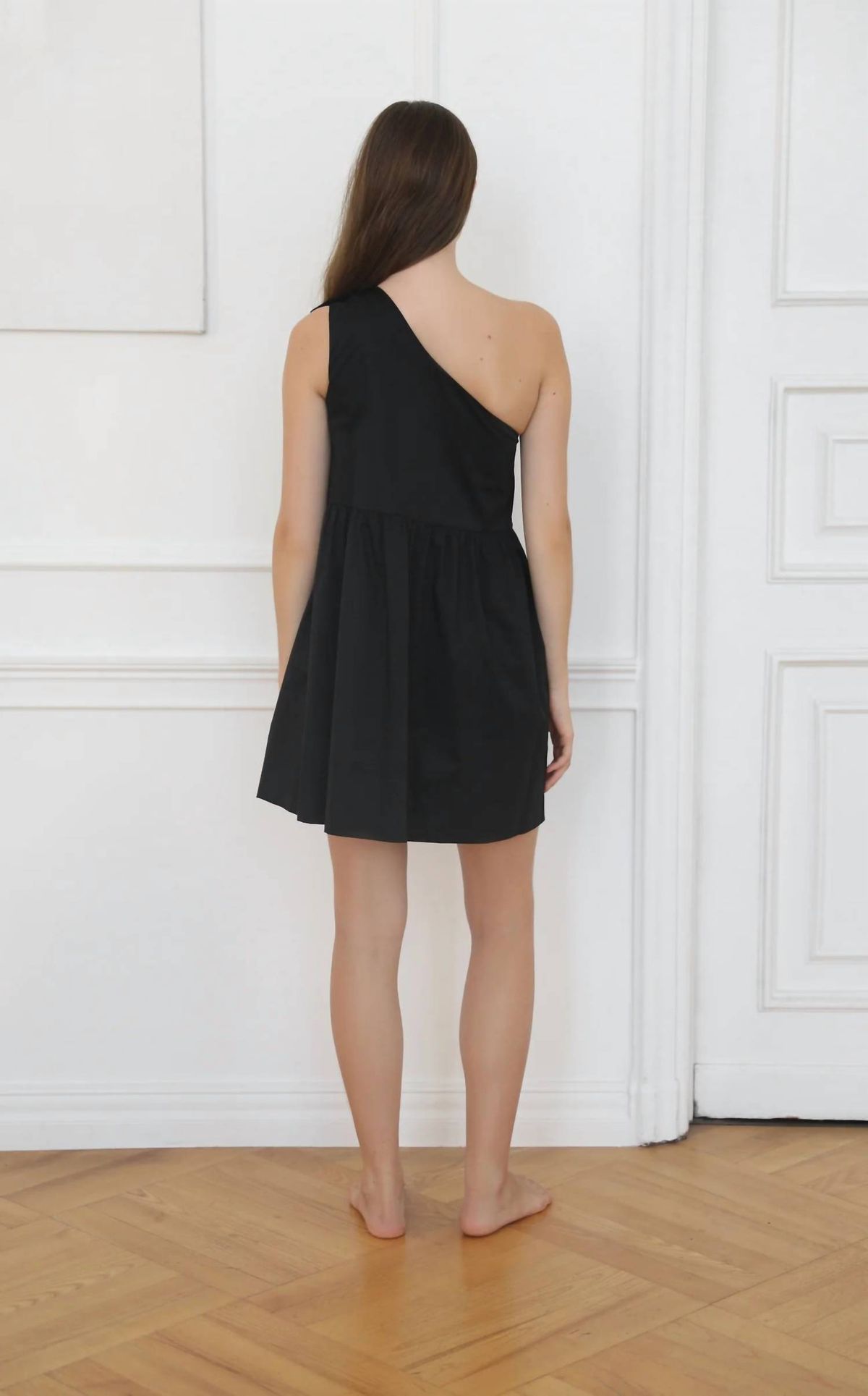 Style 1-645103442-3900 MONICA NERA Size XS One Shoulder Black Cocktail Dress on Queenly