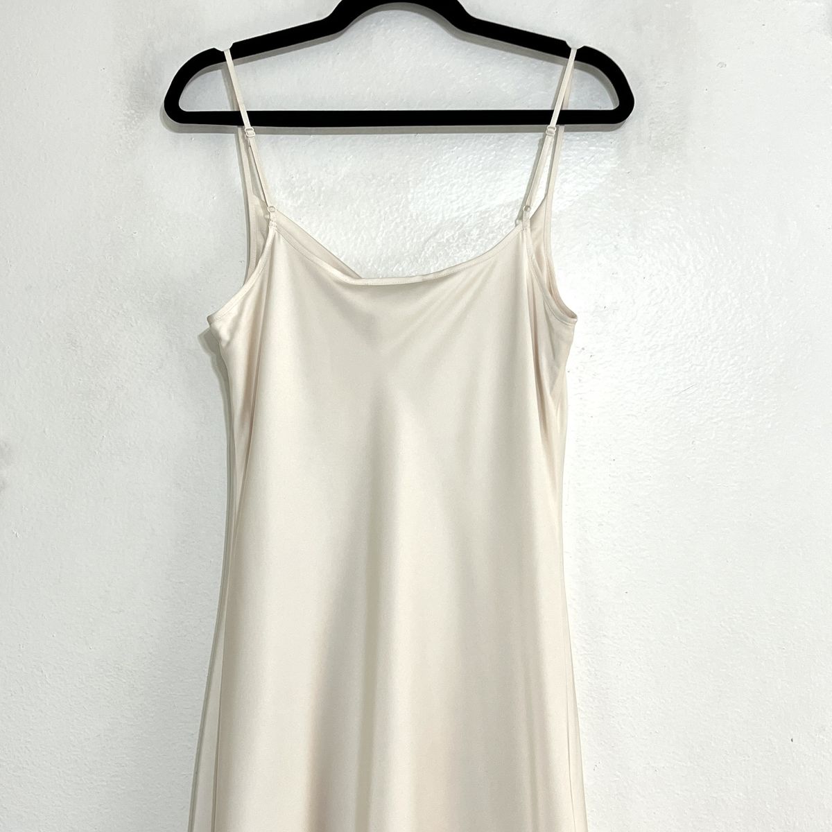Allsaints Size 6 White Side Slit Dress on Queenly