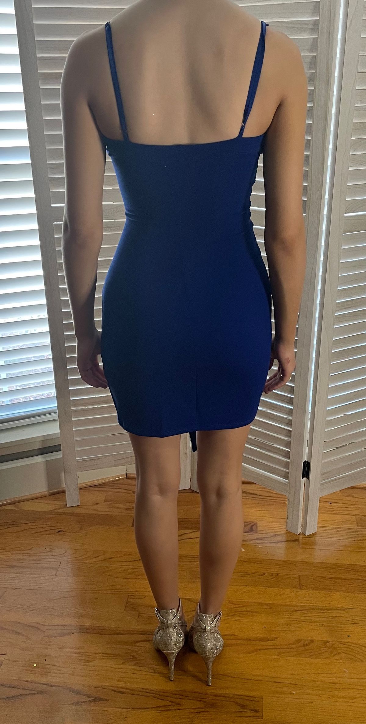 Size 00 Prom Royal Blue Cocktail Dress on Queenly