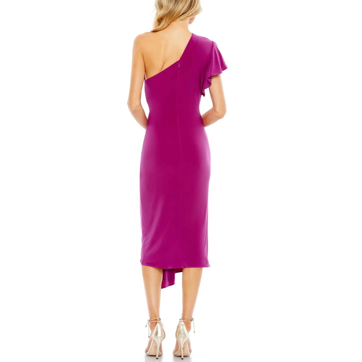 Style 12480 Mac Duggal Size 10 Cap Sleeve Purple Cocktail Dress on Queenly