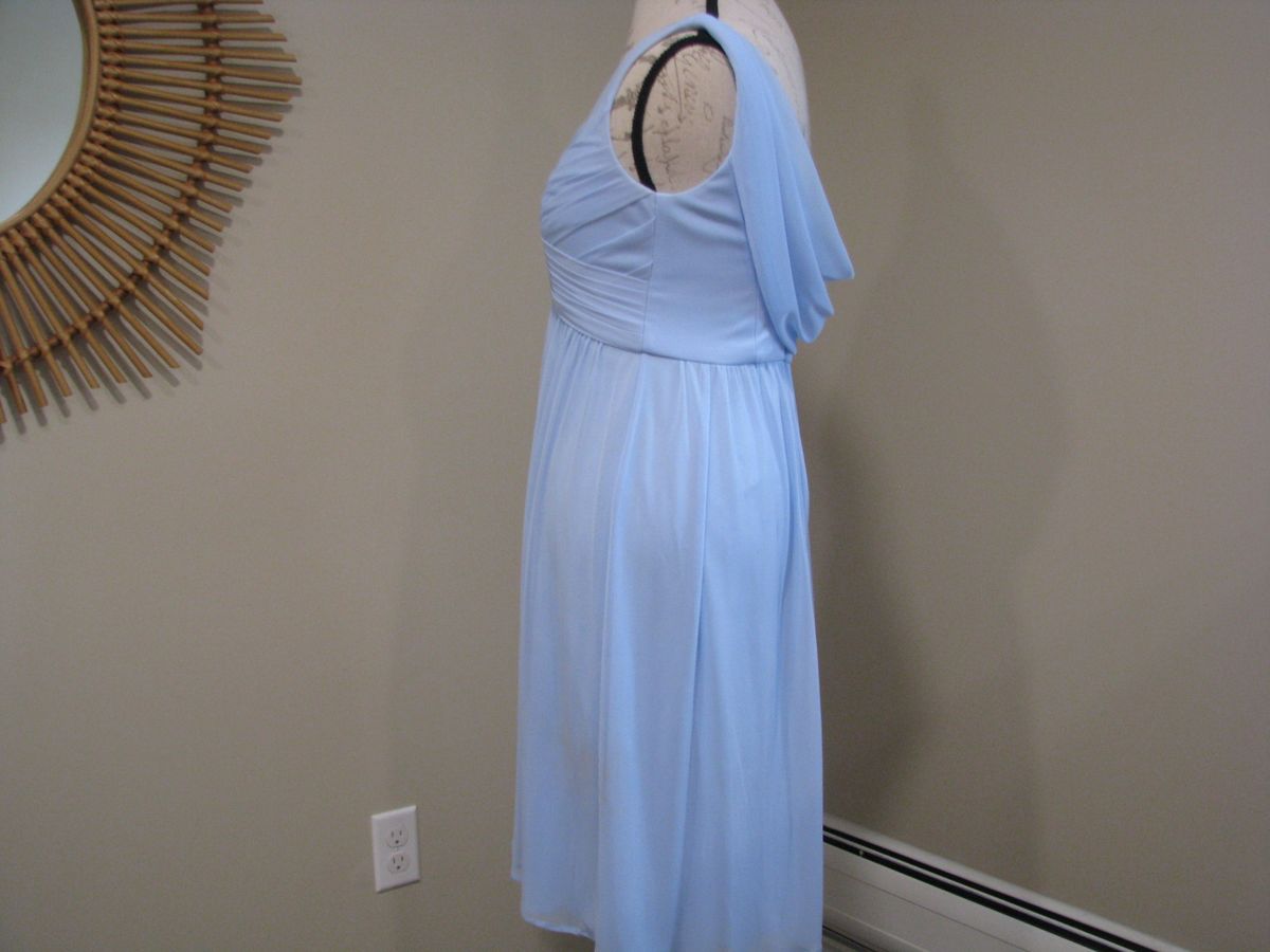 David's Bridal Size 6 Light Blue Cocktail Dress on Queenly