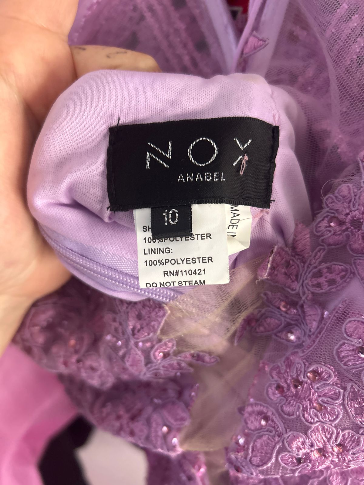 Size 10 Homecoming Plunge Purple Cocktail Dress on Queenly