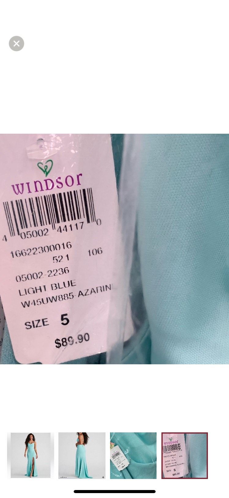 Windsor Size 4 Green Side Slit Dress on Queenly