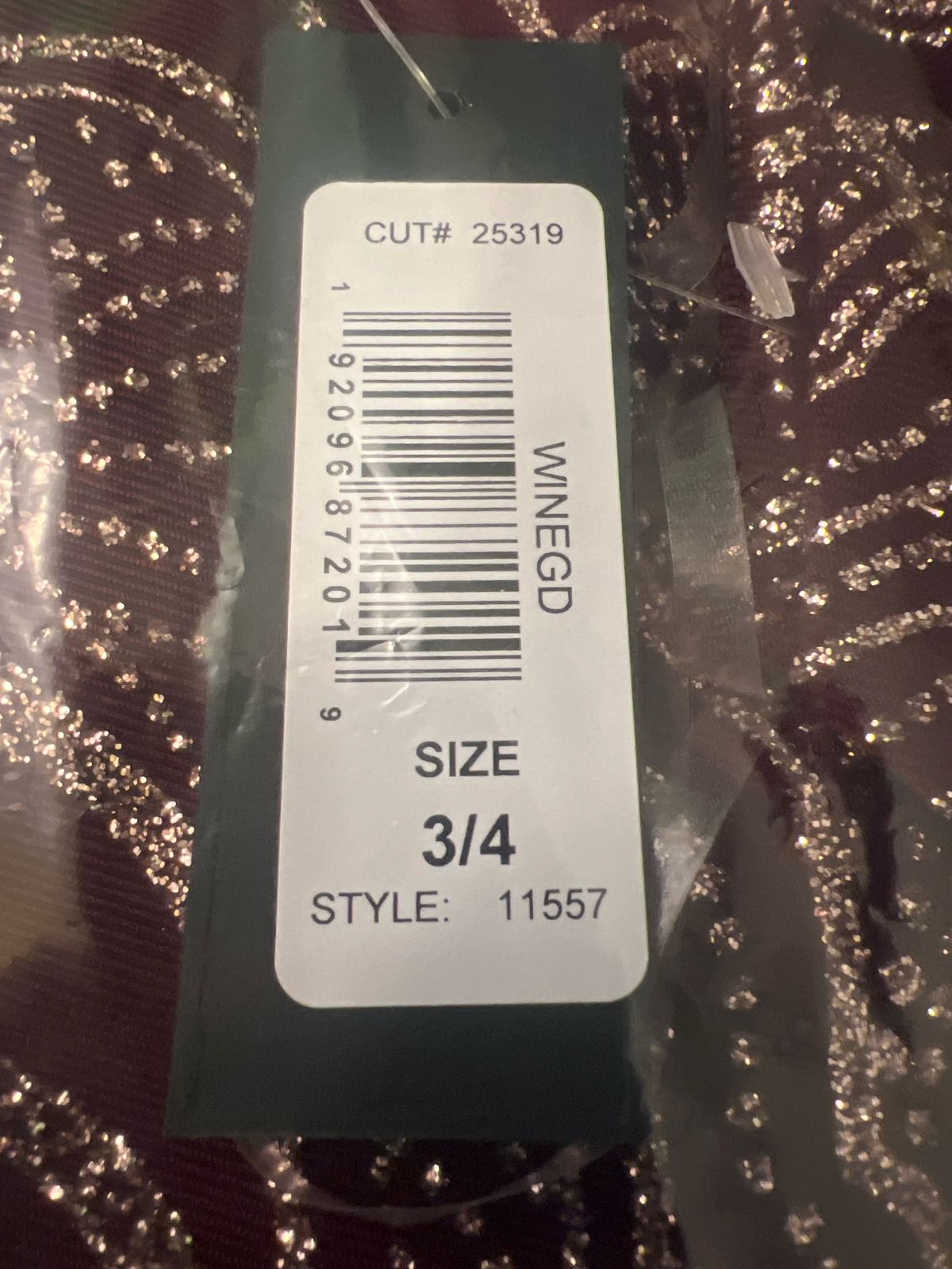 Style 11557 Jump Apparel Size 4 Plunge Brown Side Slit Dress on Queenly