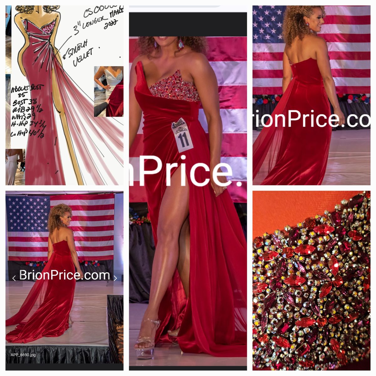 Jovani Size 8 Pageant Velvet Burgundy Red A-line Dress on Queenly