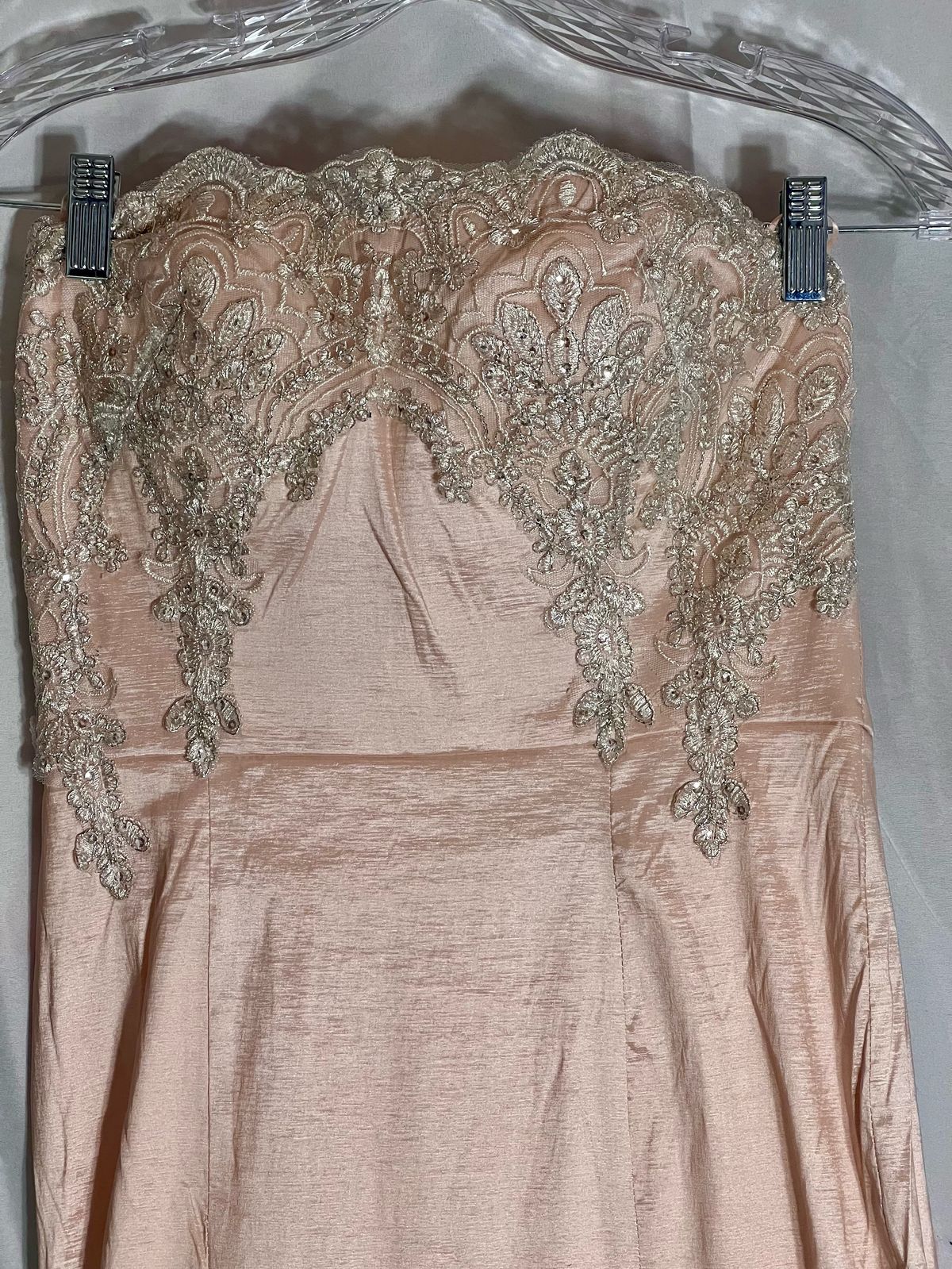 Maniju Size L Strapless Pink Ball Gown on Queenly