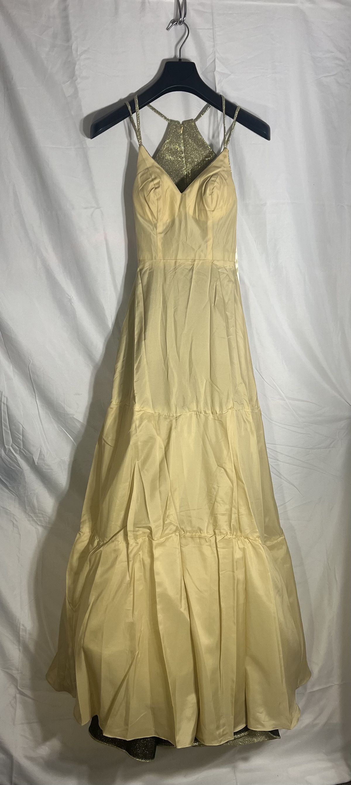 Royal Queen Collection Size 2 Gold Dress With Train on Queenly