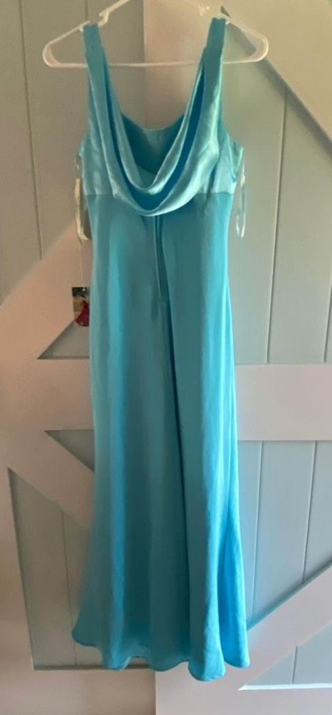 Style 2218 Aspeed Size M Prom Blue Mermaid Dress on Queenly