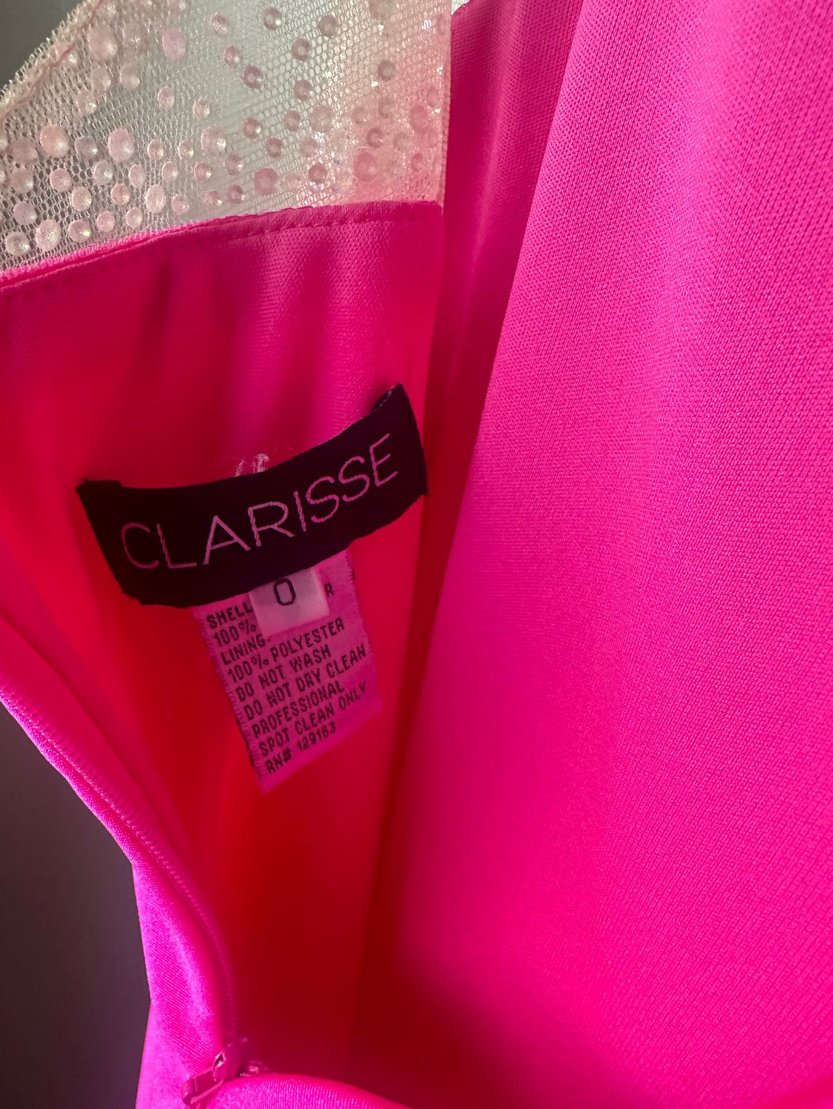 Clarisse Size 0 Prom One Shoulder Pink A-line Dress on Queenly