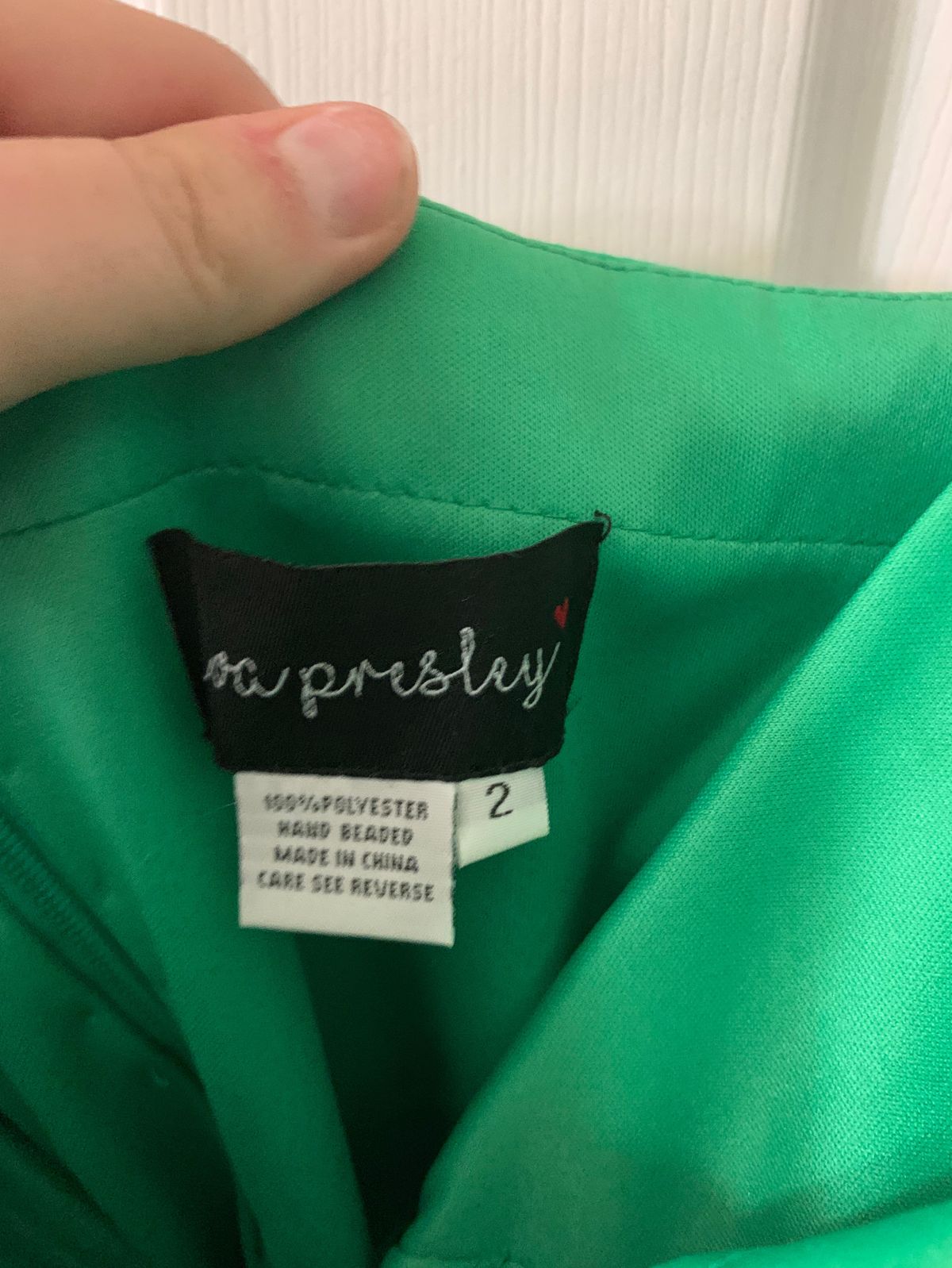 Ava Presley Size 2 Homecoming Long Sleeve Green Cocktail Dress on Queenly