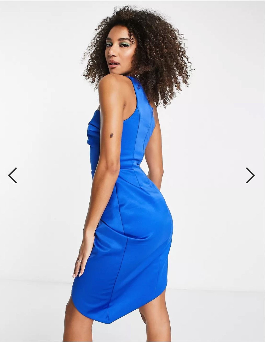 Lavish Alice Size 2 Prom One Shoulder Blue Cocktail Dress on Queenly