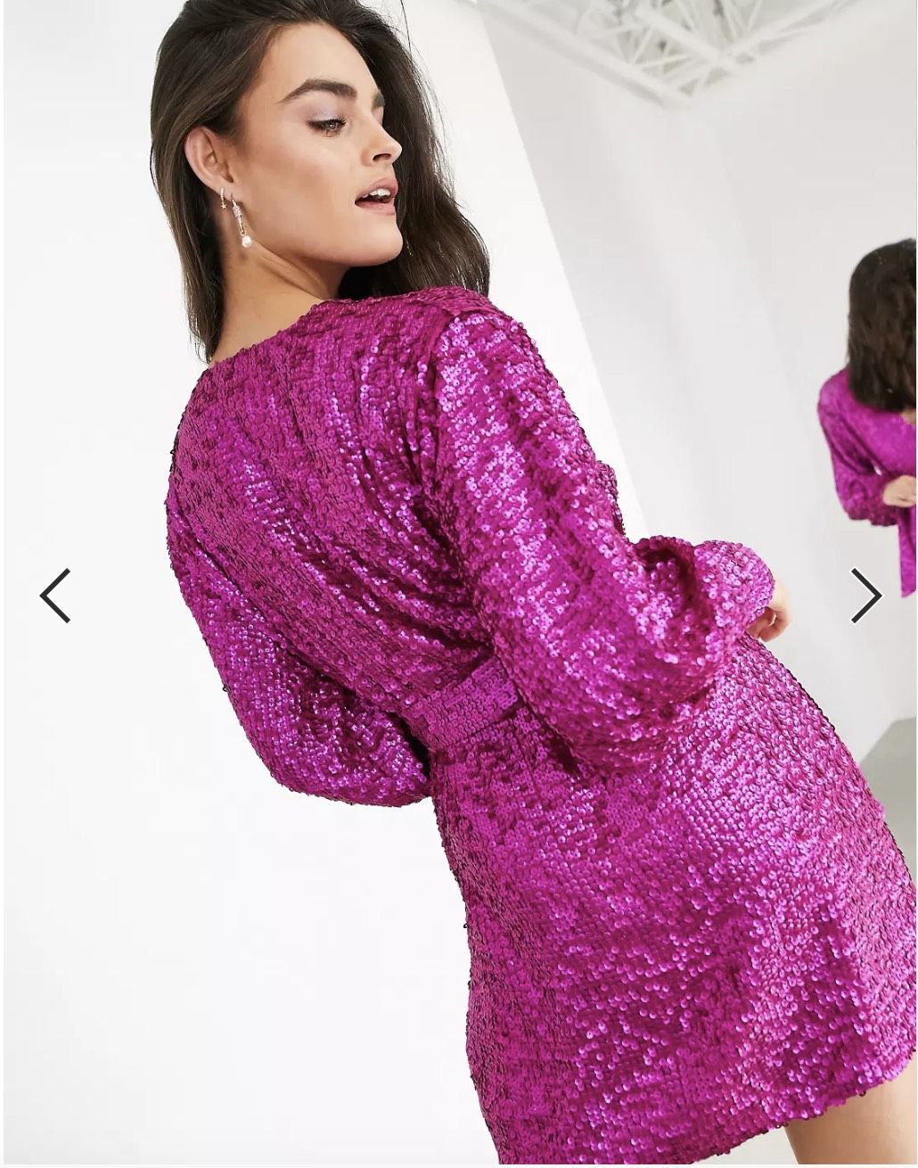 Asos Edition Size 2 Prom Long Sleeve Pink Cocktail Dress on Queenly