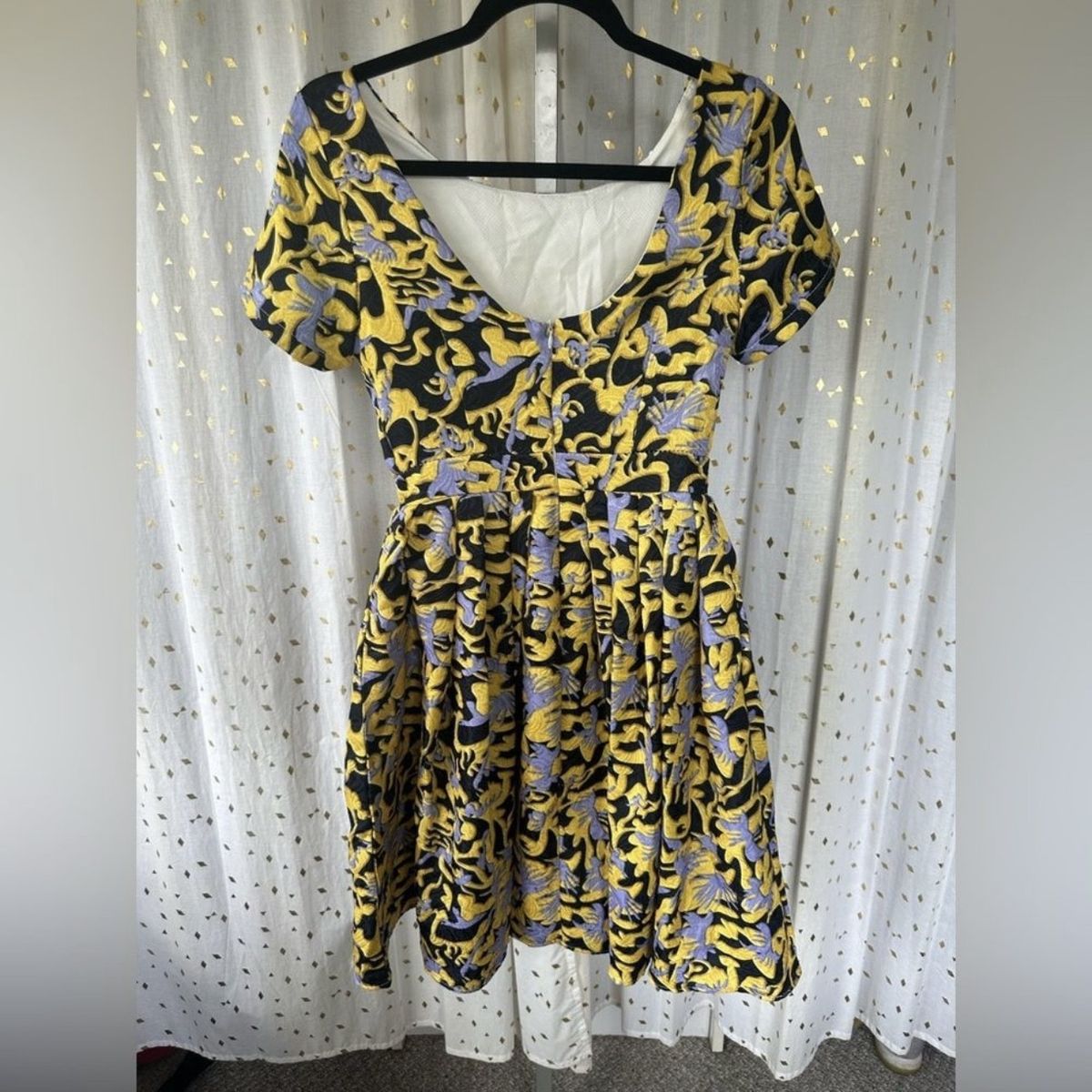 Muse Size S Homecoming Yellow Cocktail Dress on Queenly