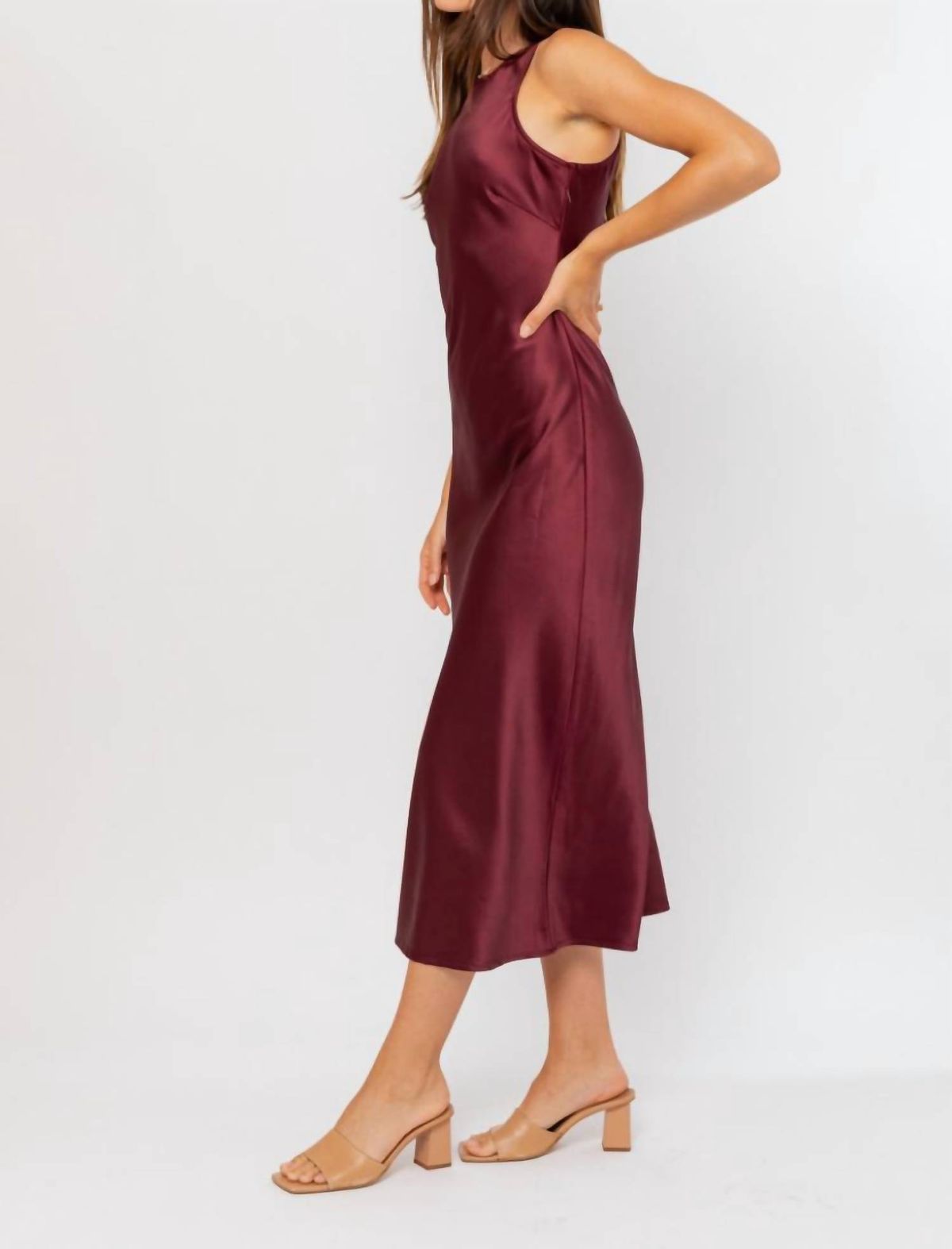Style 1-1033984247-3903 LE LIS Size XS Burgundy Red Cocktail Dress on Queenly