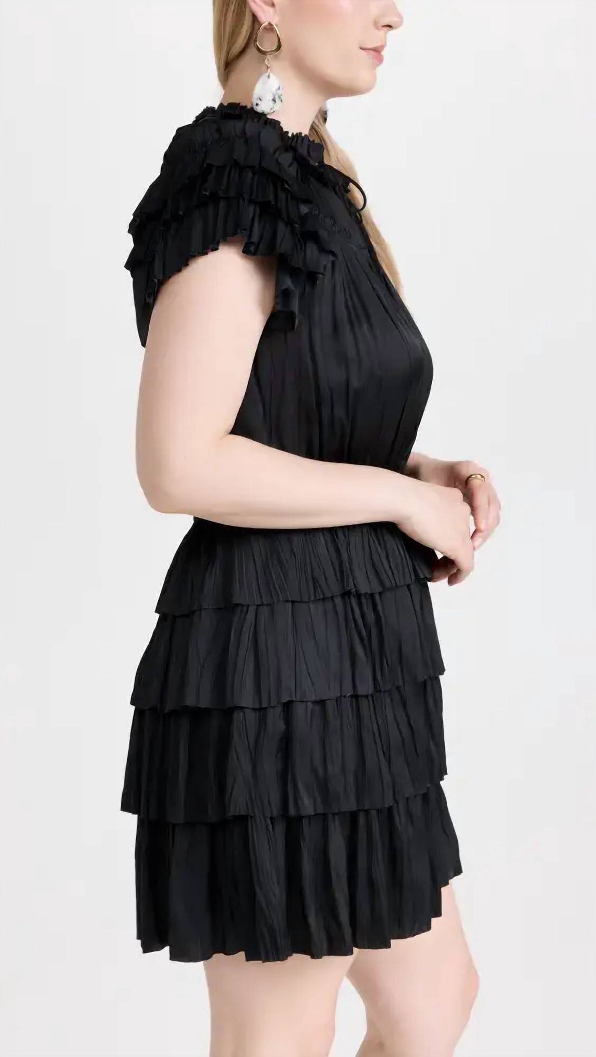 Style 1-2416470603-2168 Ulla Johnson Size 8 Black Cocktail Dress on Queenly