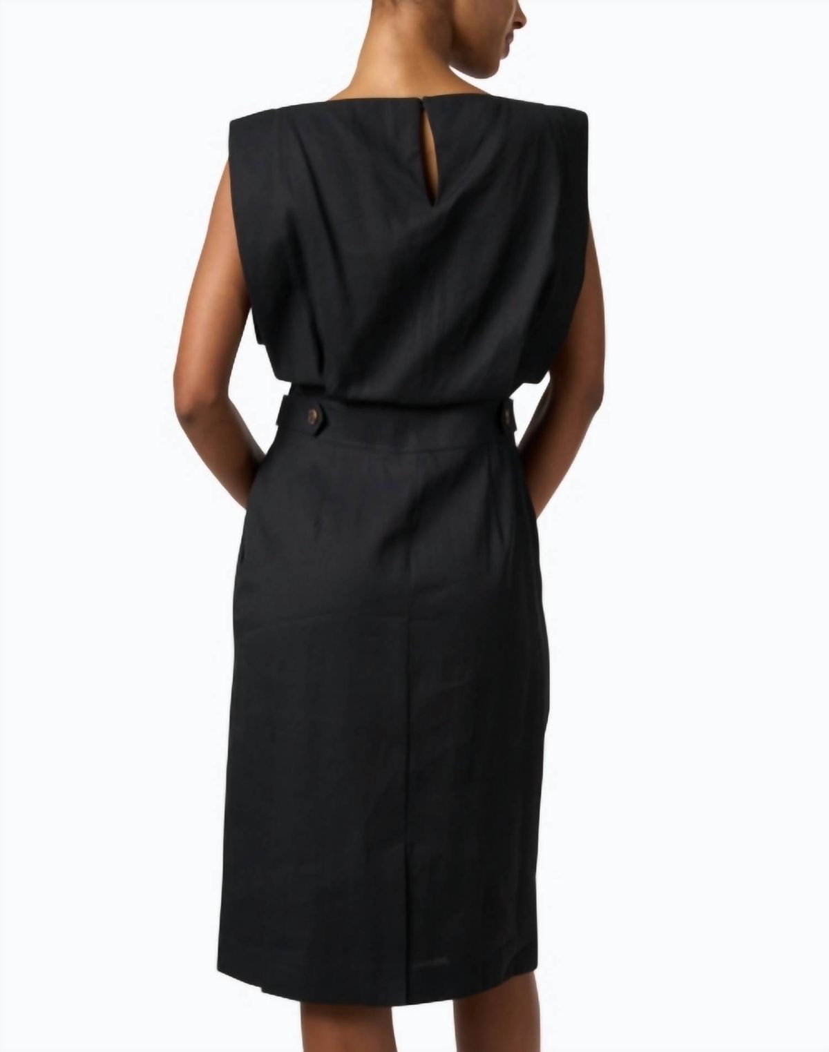 Style 1-2461170798-1498 Lafayette 148 Size 4 Black Cocktail Dress on Queenly