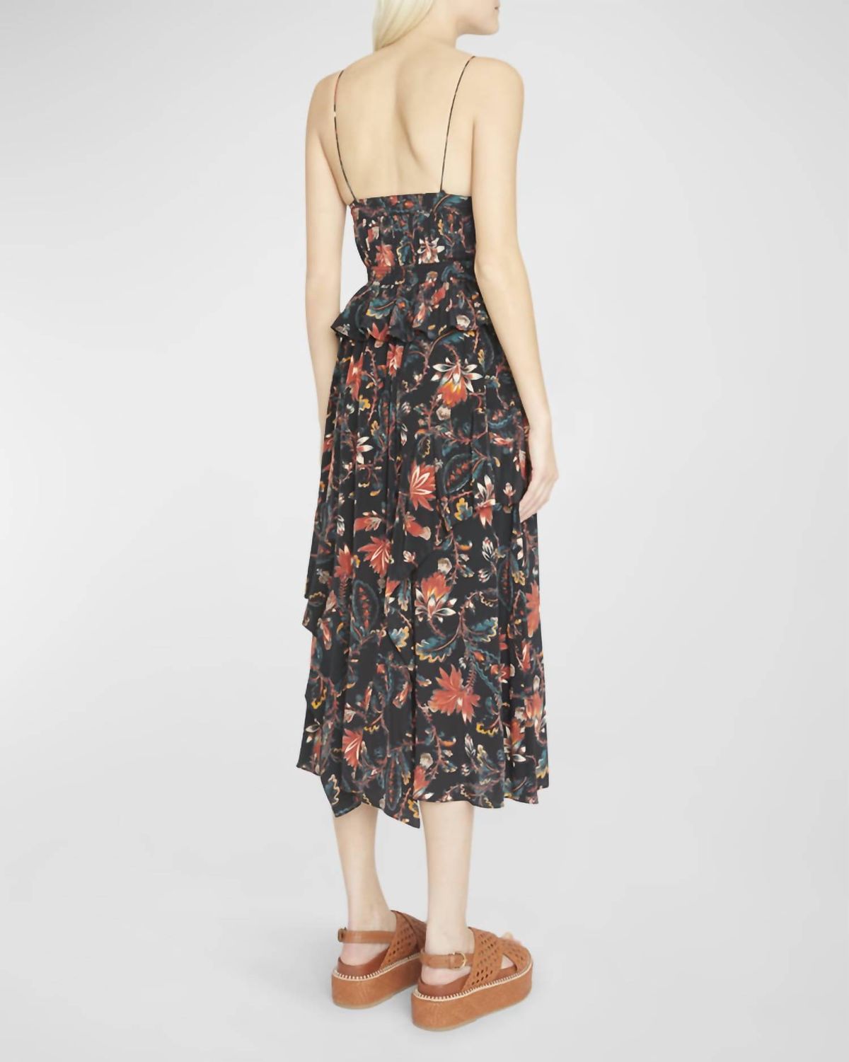 Style 1-2877406104-2168 Ulla Johnson Size 8 Satin Black Cocktail Dress on Queenly