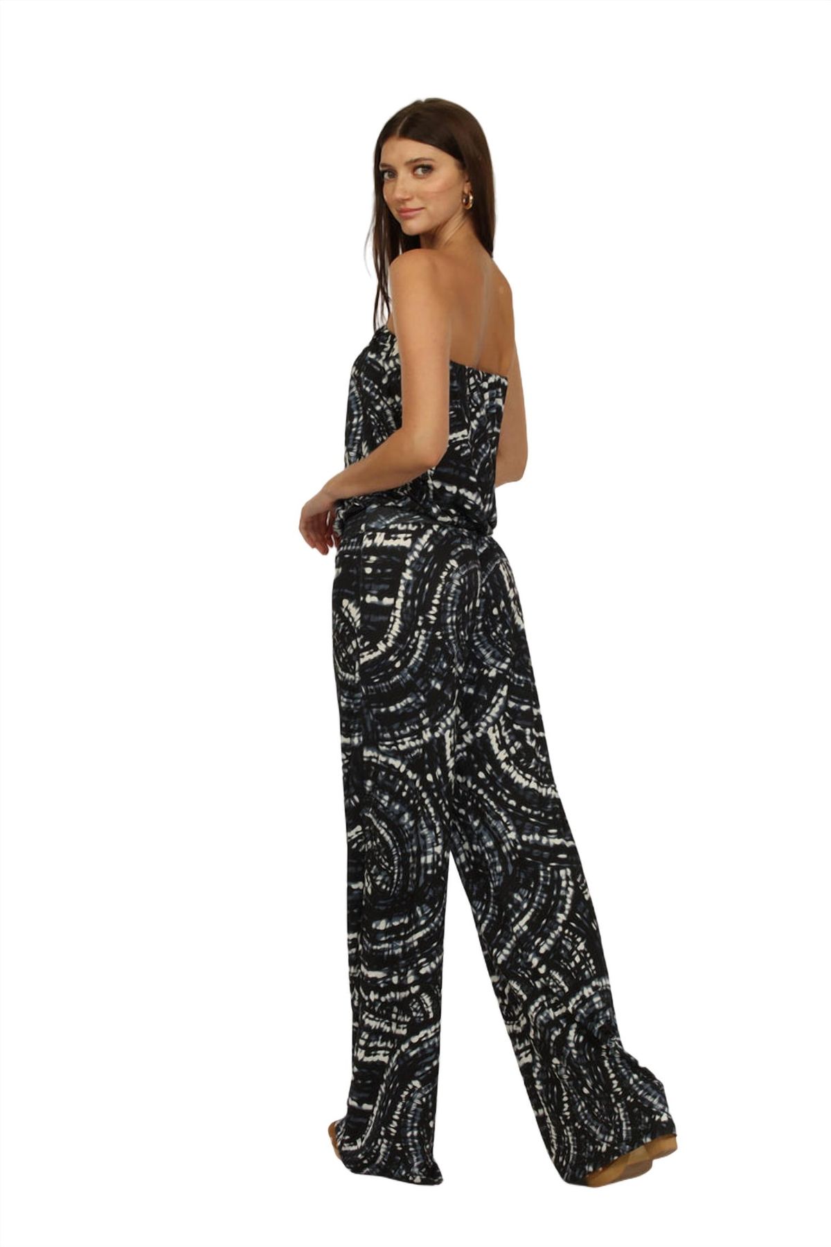 Style 1-3526719665-3855 Veronica M Size XS Black Formal Jumpsuit on Queenly