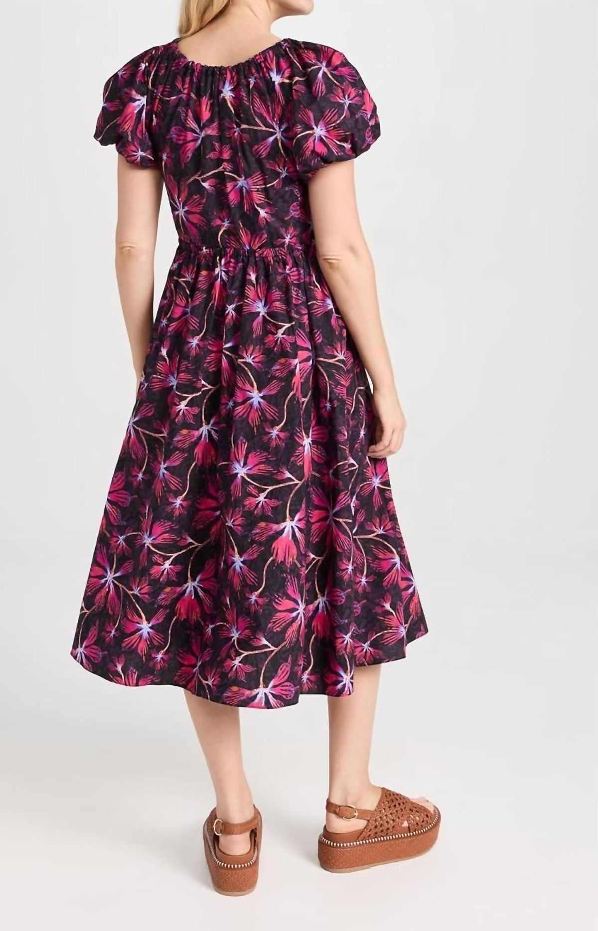 Style 1-3631170673-1901 Ulla Johnson Size 6 Floral Red Cocktail Dress on Queenly