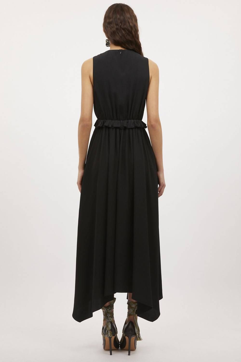 Style 1-4191896452-1498 Ulla Johnson Size 4 Wedding Guest Black Floor Length Maxi on Queenly