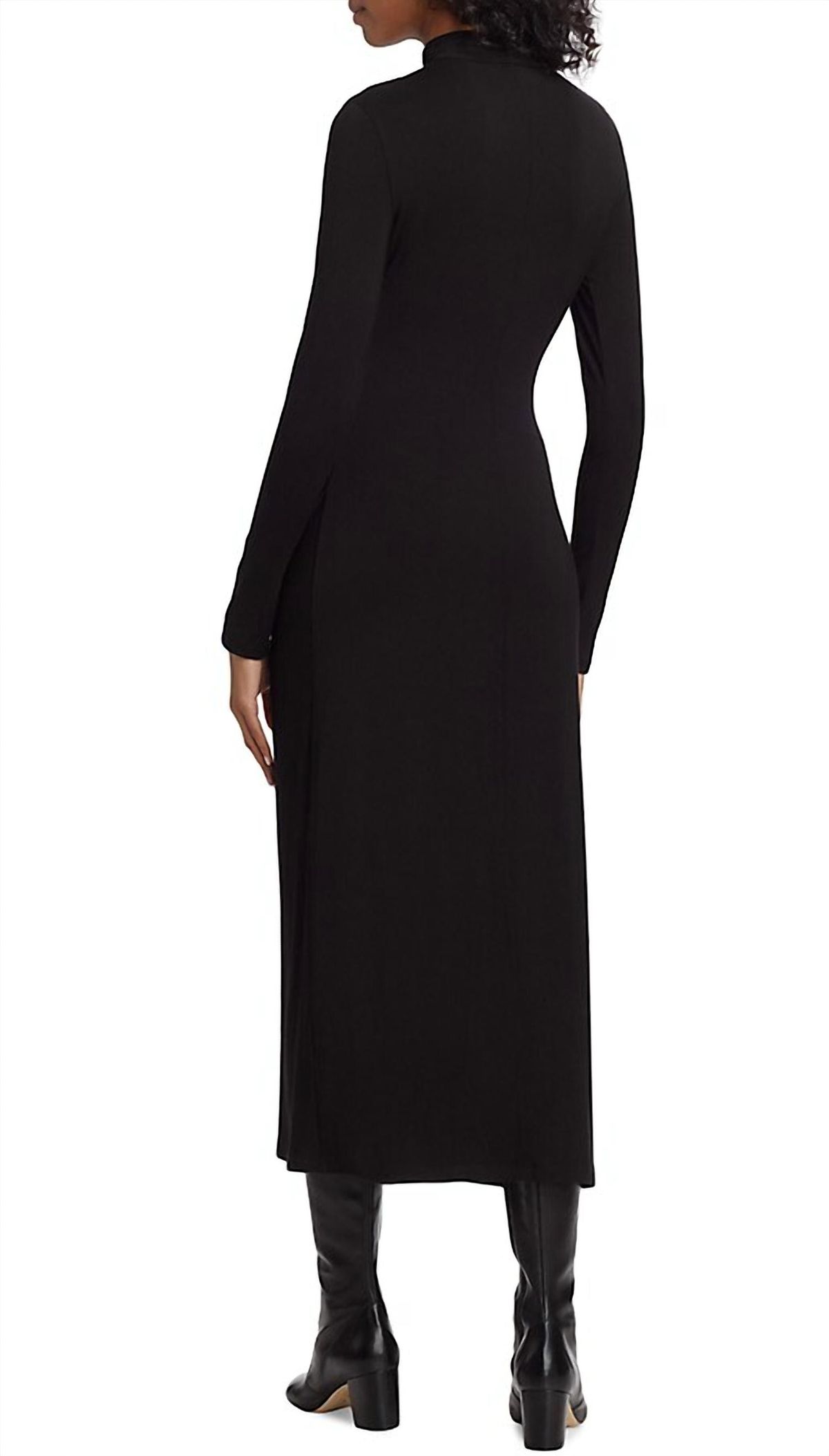 Style 1-591733361-3855 Vince Size XS Long Sleeve Black Cocktail Dress on Queenly