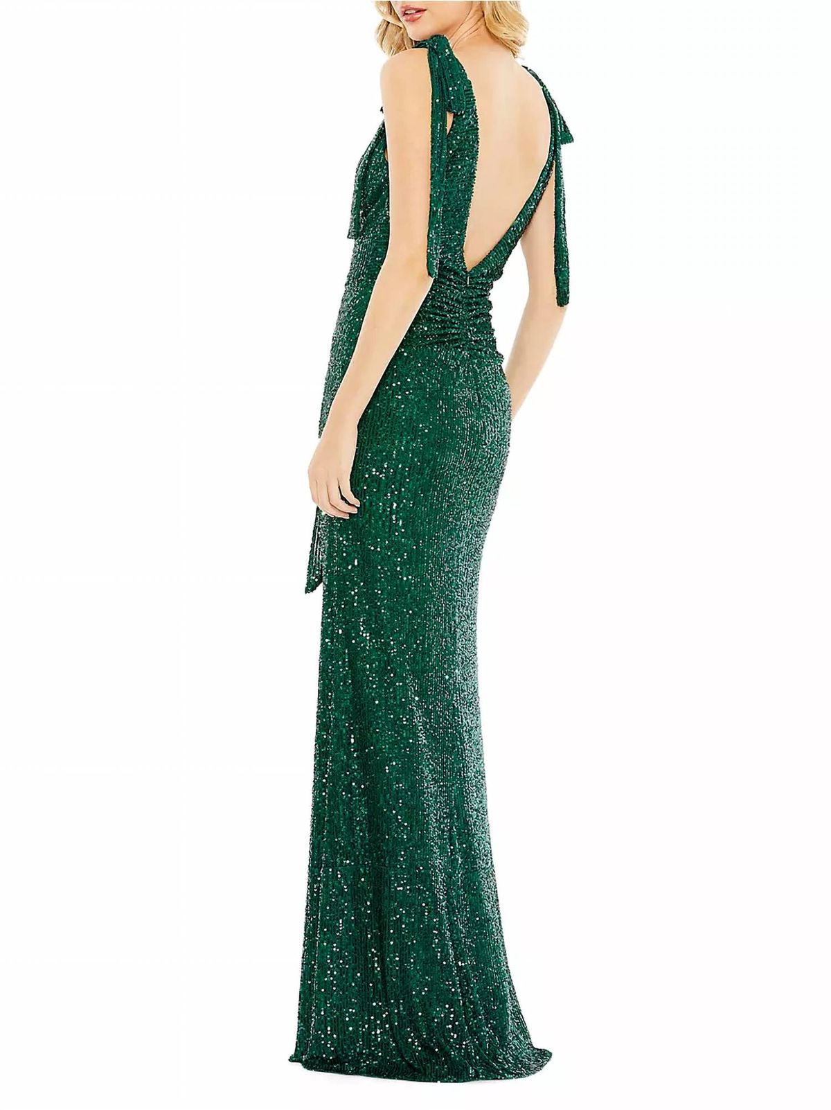 Style 1-854928132-238 MAC DUGGAL Size 12 Emerald Green Floor Length Maxi on Queenly