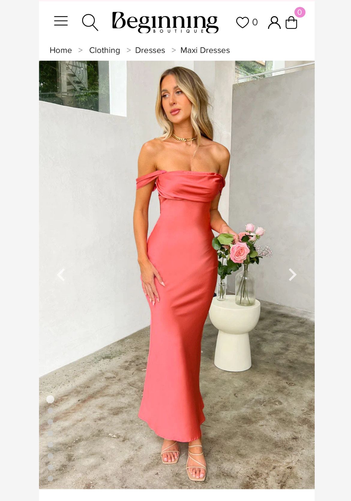 Size 2 Prom Off The Shoulder Pink Floor Length Maxi on Queenly