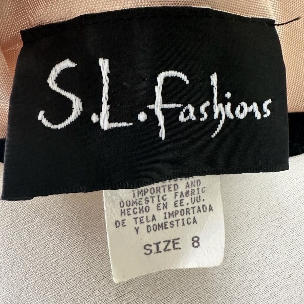 S. L. Fashion Size 8 White Cocktail Dress on Queenly