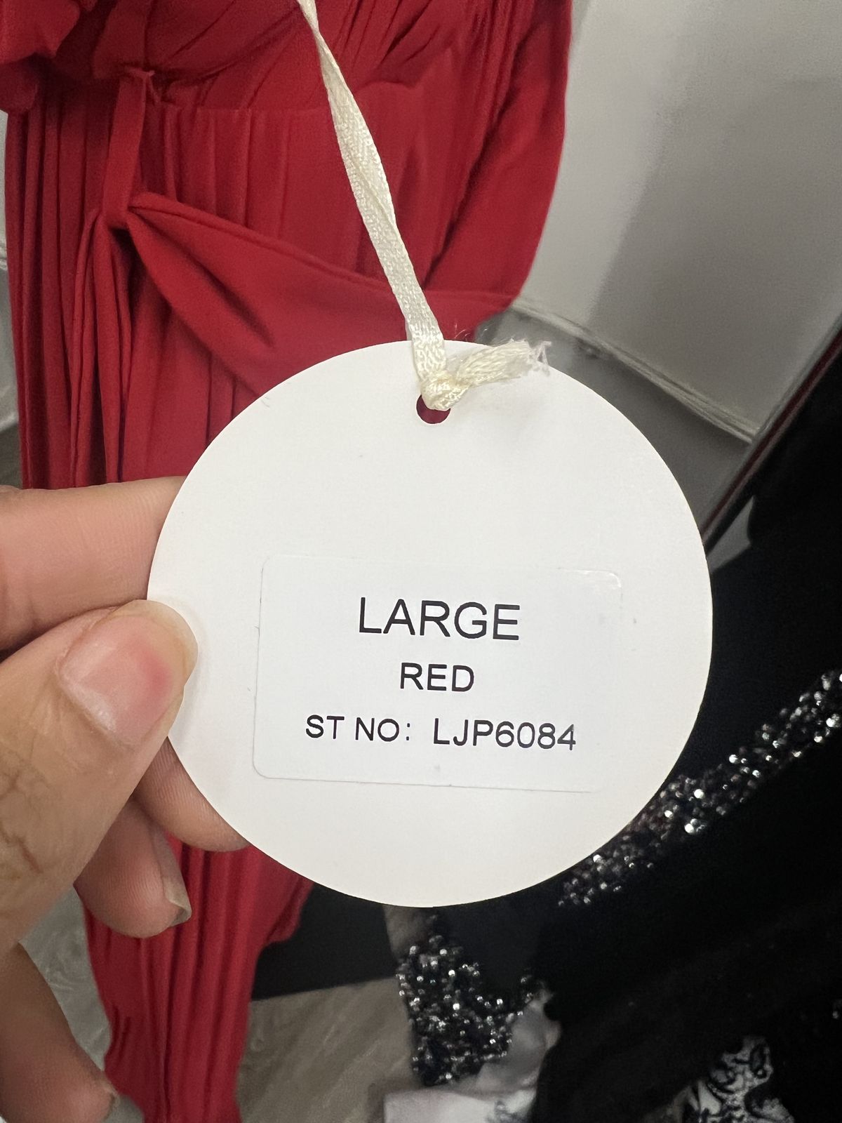 Style LJP6084 Luxxel Size M Red A-line Dress on Queenly