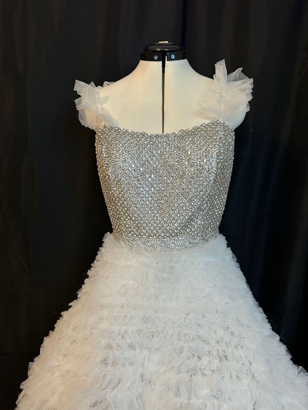 Sherri Hill Size 12 White Ball Gown on Queenly