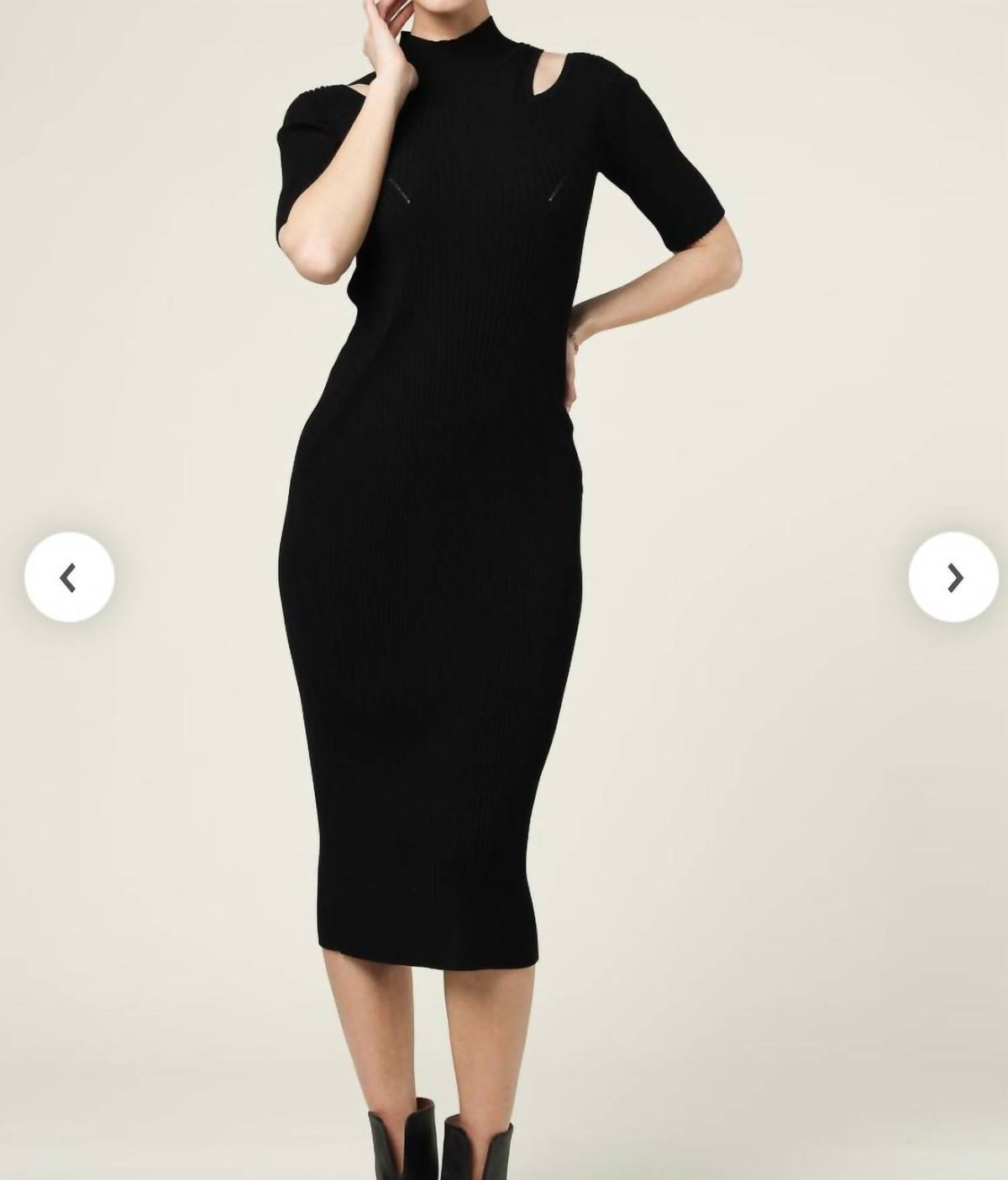 Style 1-1048126693-2901 IRO Size M Black Cocktail Dress on Queenly