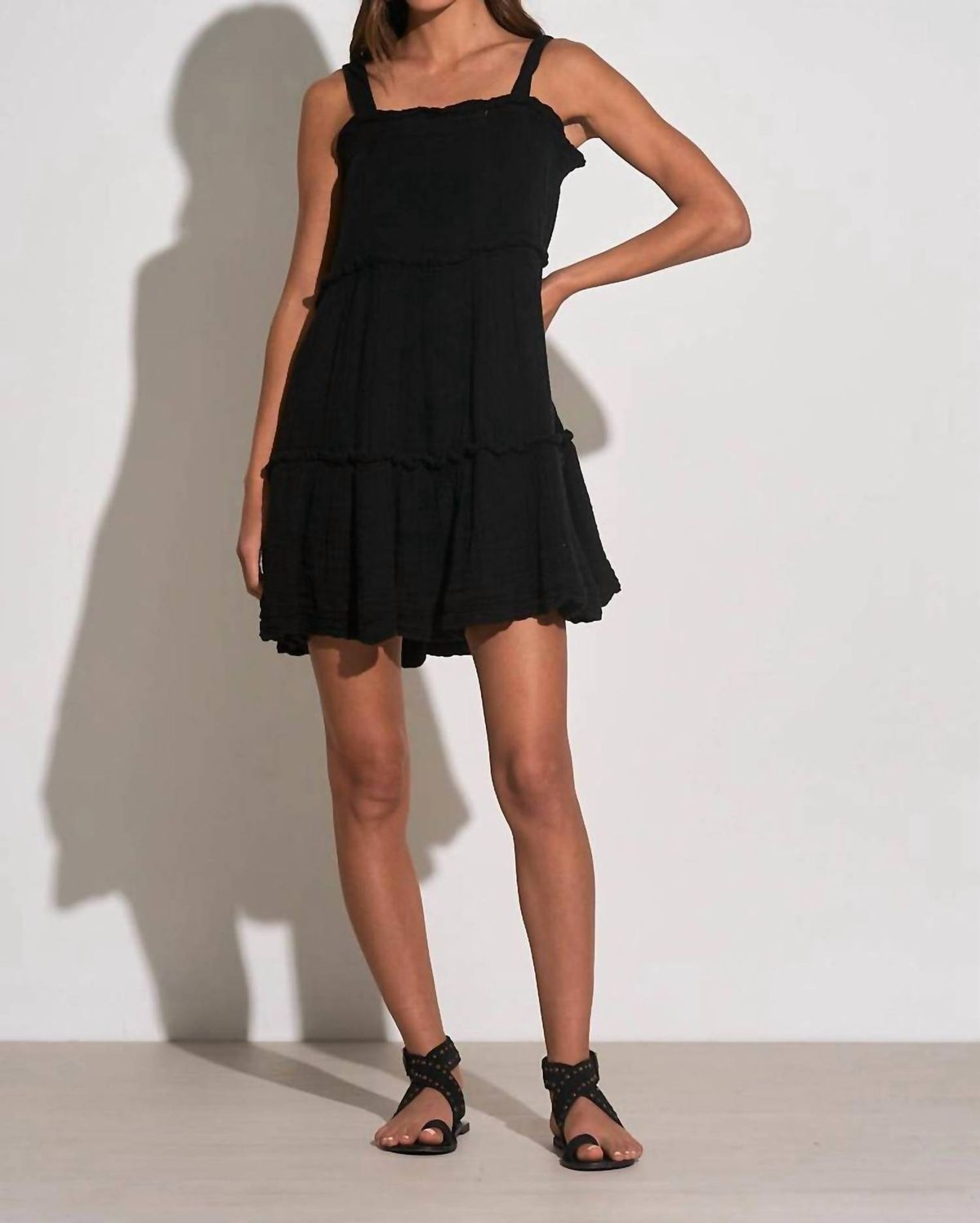 Style 1-1120235568-5234 ELAN Size M Black Cocktail Dress on Queenly