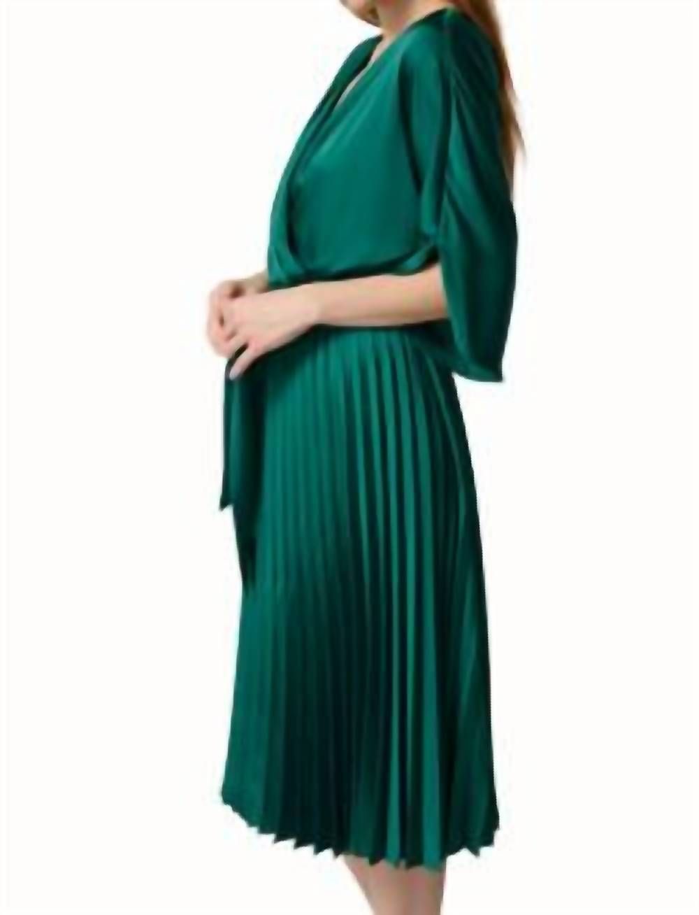 Style 1-1242698532-2168 Joseph Ribkoff Size 8 Emerald Green Cocktail Dress on Queenly
