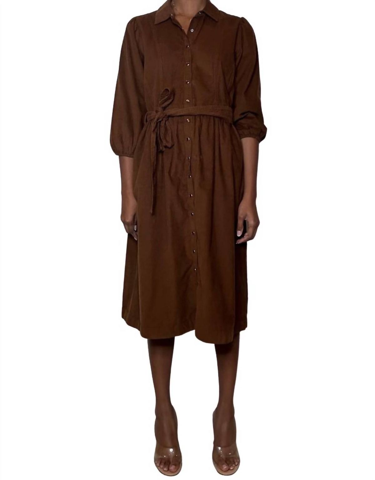 Style 1-1467566359-3236 LOVE THE LABEL Size S Brown Cocktail Dress on Queenly