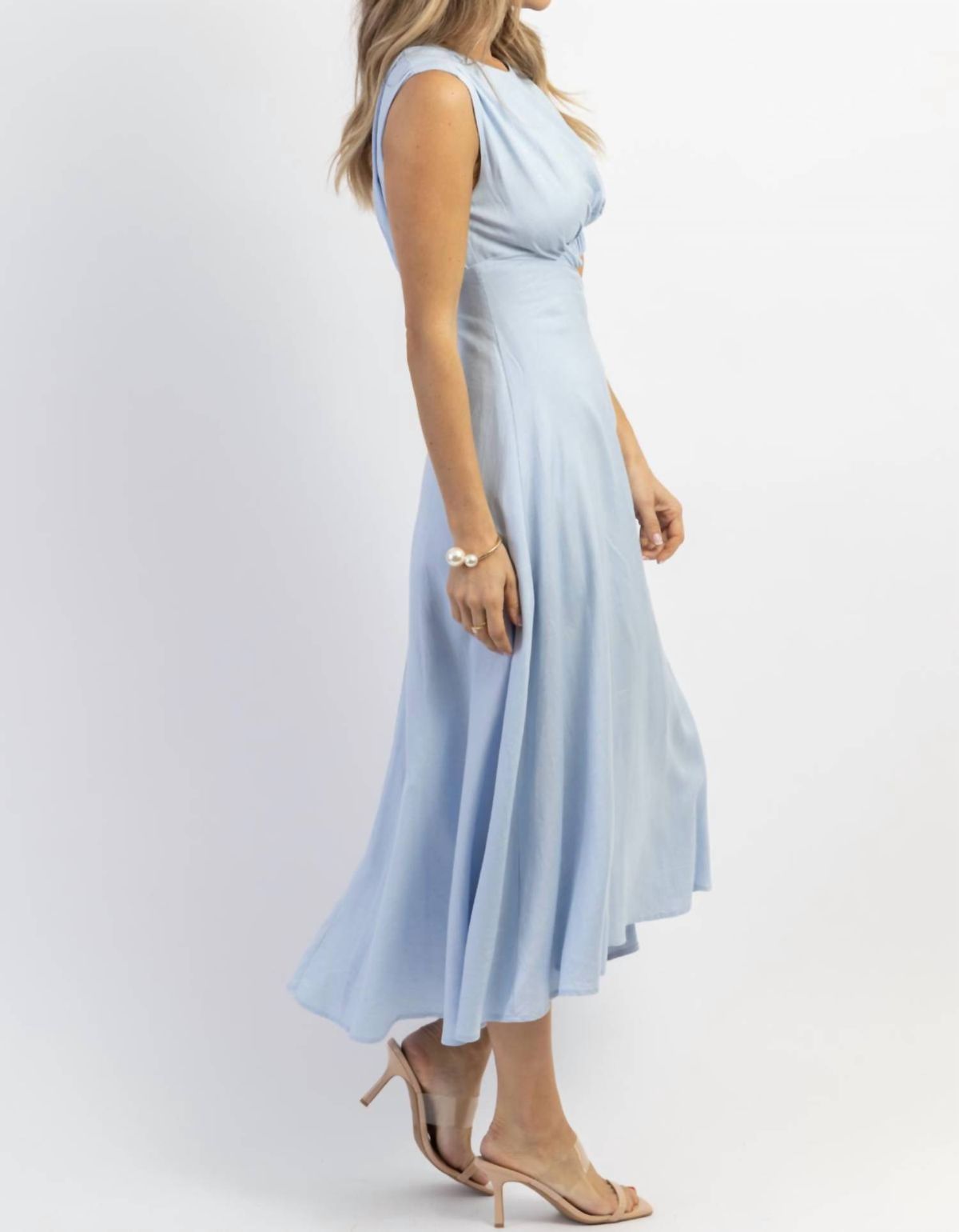 Style 1-1543692752-2901 In The Beginning Size M Blue Cocktail Dress on Queenly