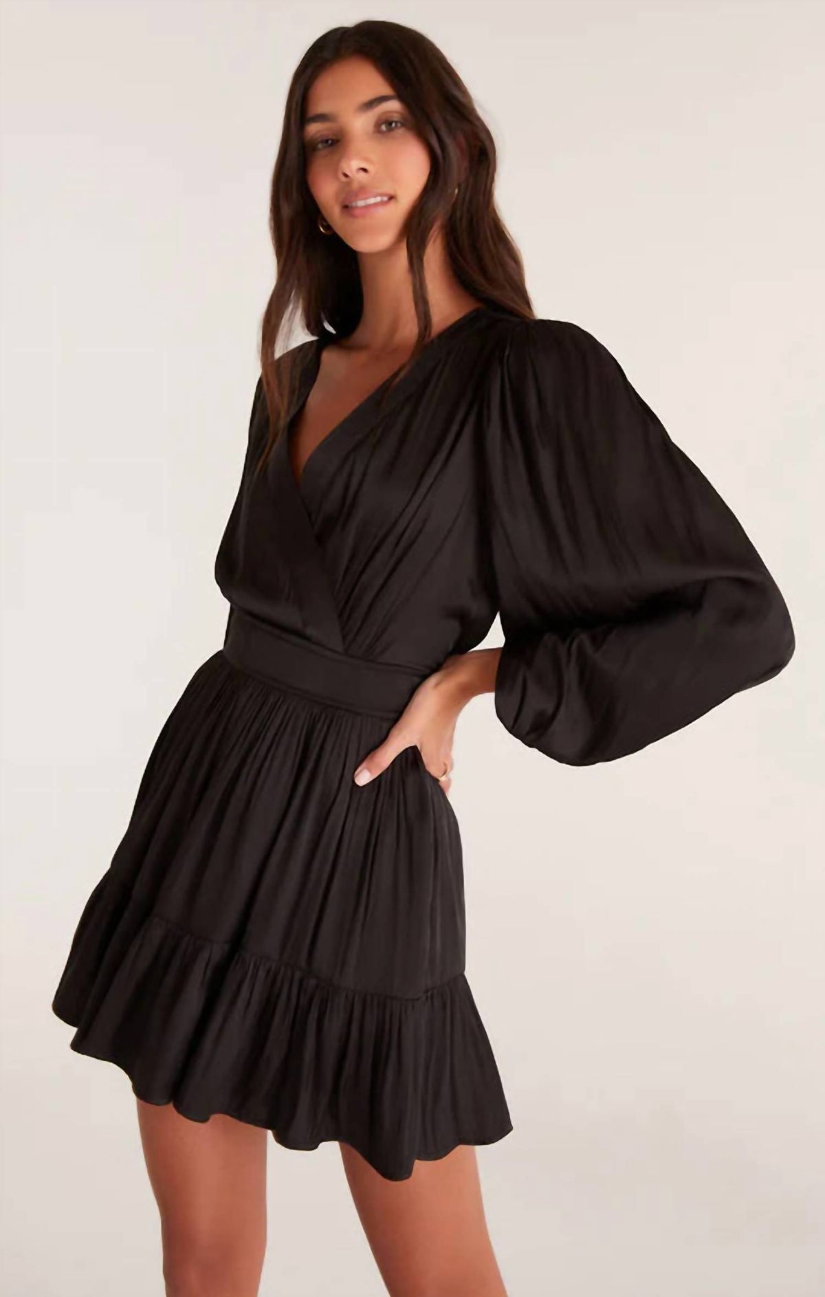 Style 1-1569491479-5232 Z Supply Size L Black Cocktail Dress on Queenly