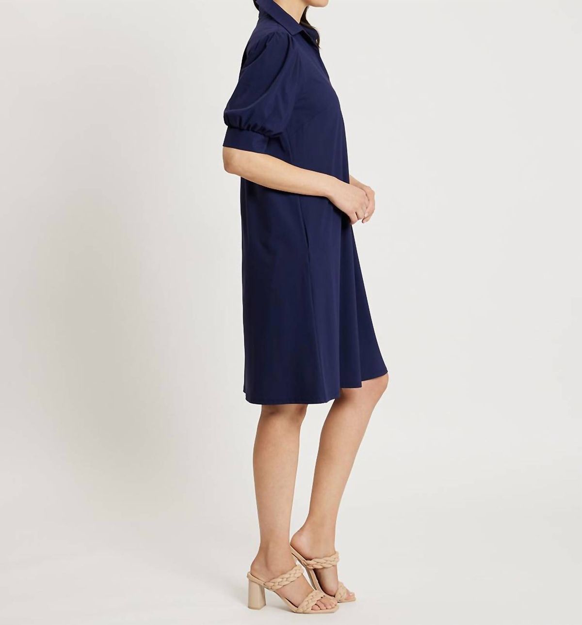 Style 1-1856606672-3855 JUDE CONNALLY Size XS Navy Blue Cocktail Dress on Queenly