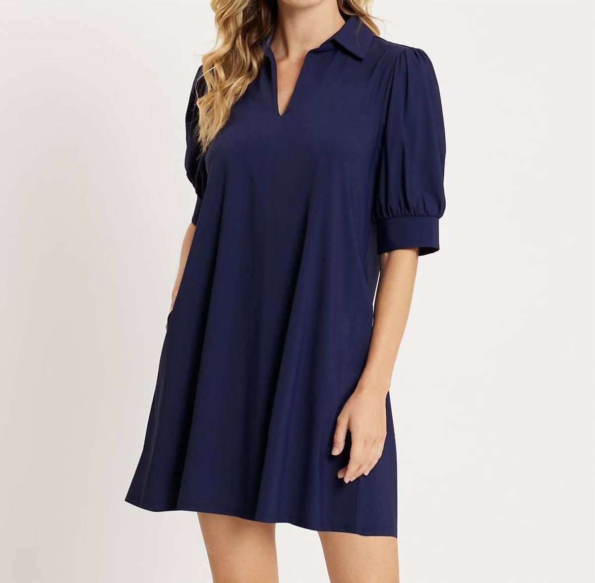 Style 1-1856606672-3855 JUDE CONNALLY Size XS Navy Blue Cocktail Dress on Queenly